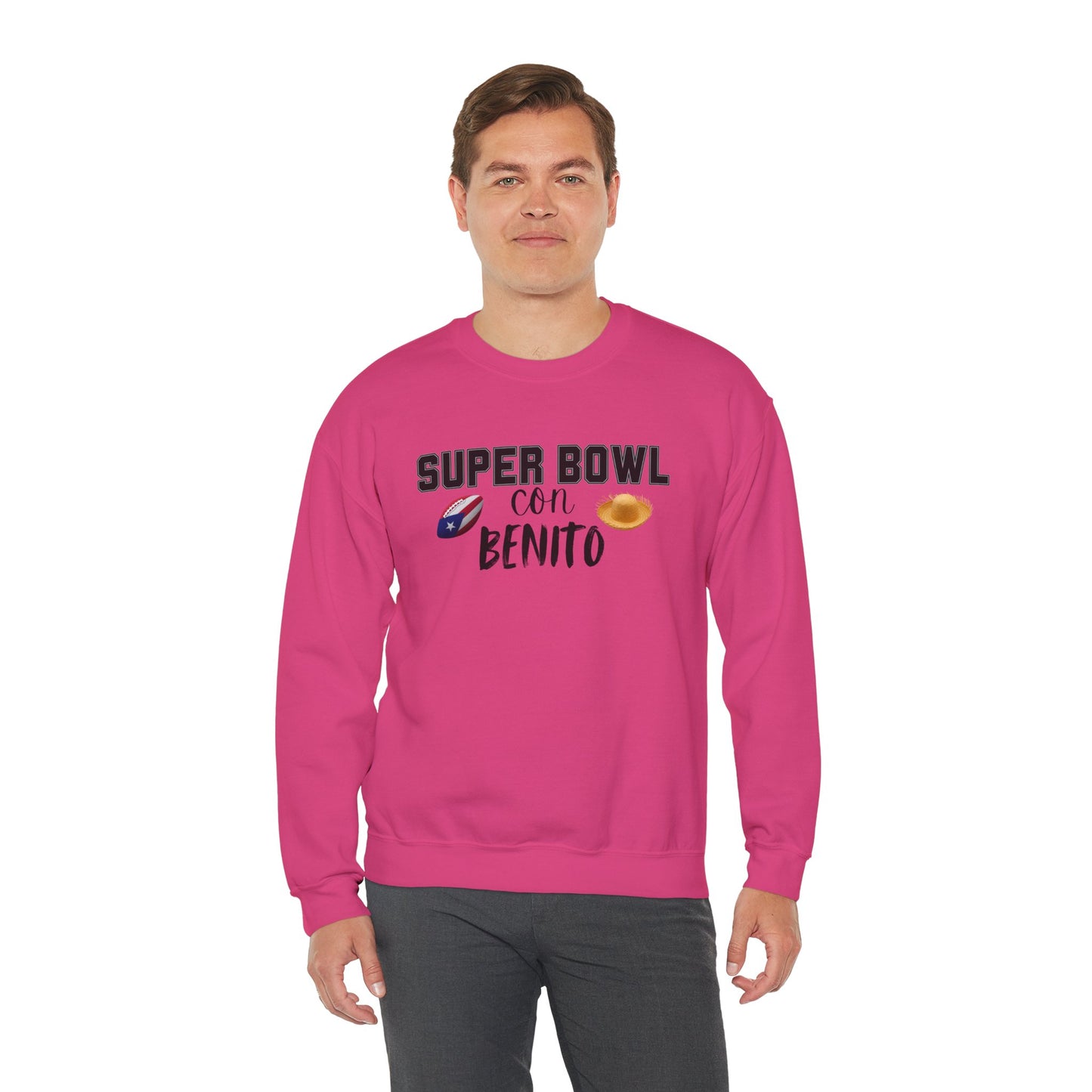 Benito Bowl Halftime 2026 Sweatshirt, Benito Bowl Shirt, Football Fan Gift, Puerto Rico Heritage Sweatshirt, Boriqua Pride Gift