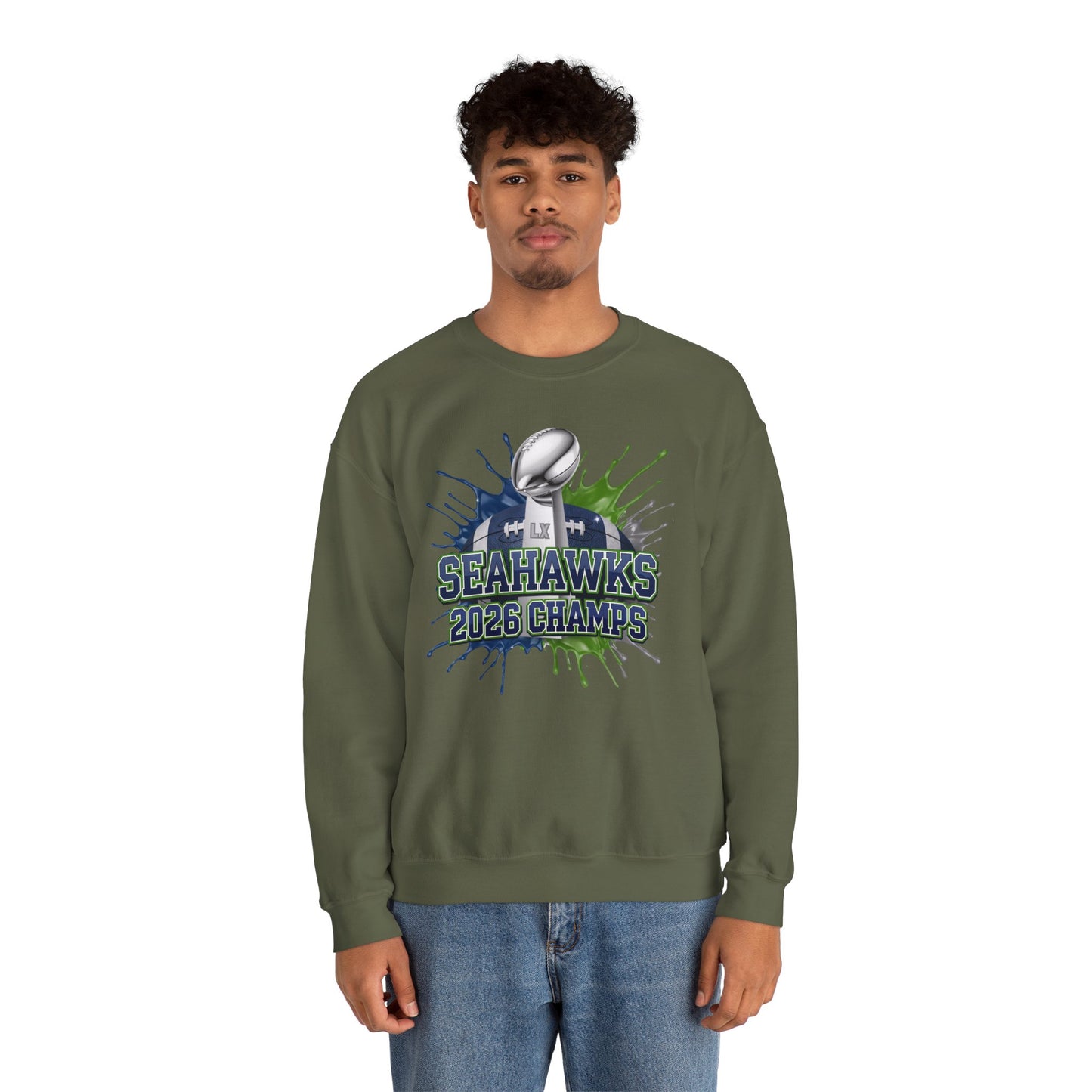 Seahawks 2026 Champions Sweatshirt, Seahawks Football  Fan, 2026 football Champs, Team Victory Sweatshirt