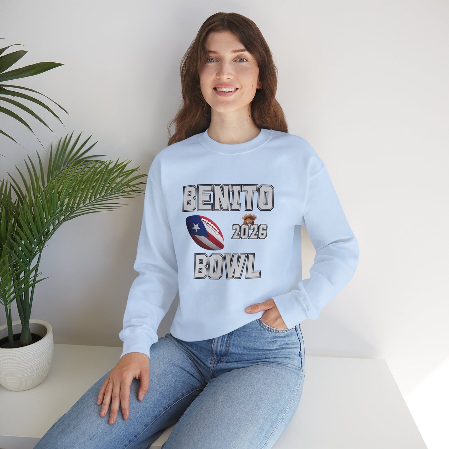 Benito Bowl Halftime 2026 Sweatshirt, Benito Bowl Shirt, Football Fan Gift, Puerto Rico Heritage Sweatshirt, Boriqua Pride Gift