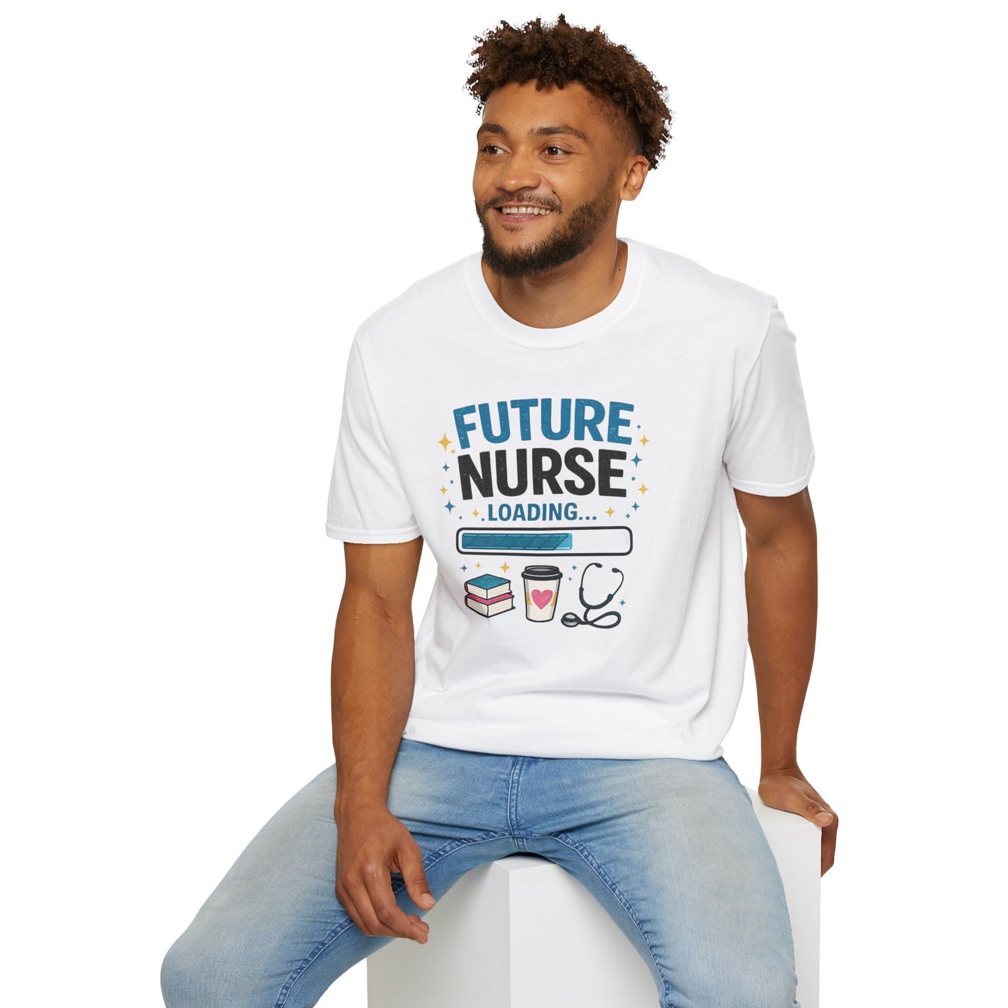 Future Nurse Loading Shirt – Funny Nursing Student T-Shirt, RN School Gift, Nursing School Graduation Tee, Nurse Student Gift Idea