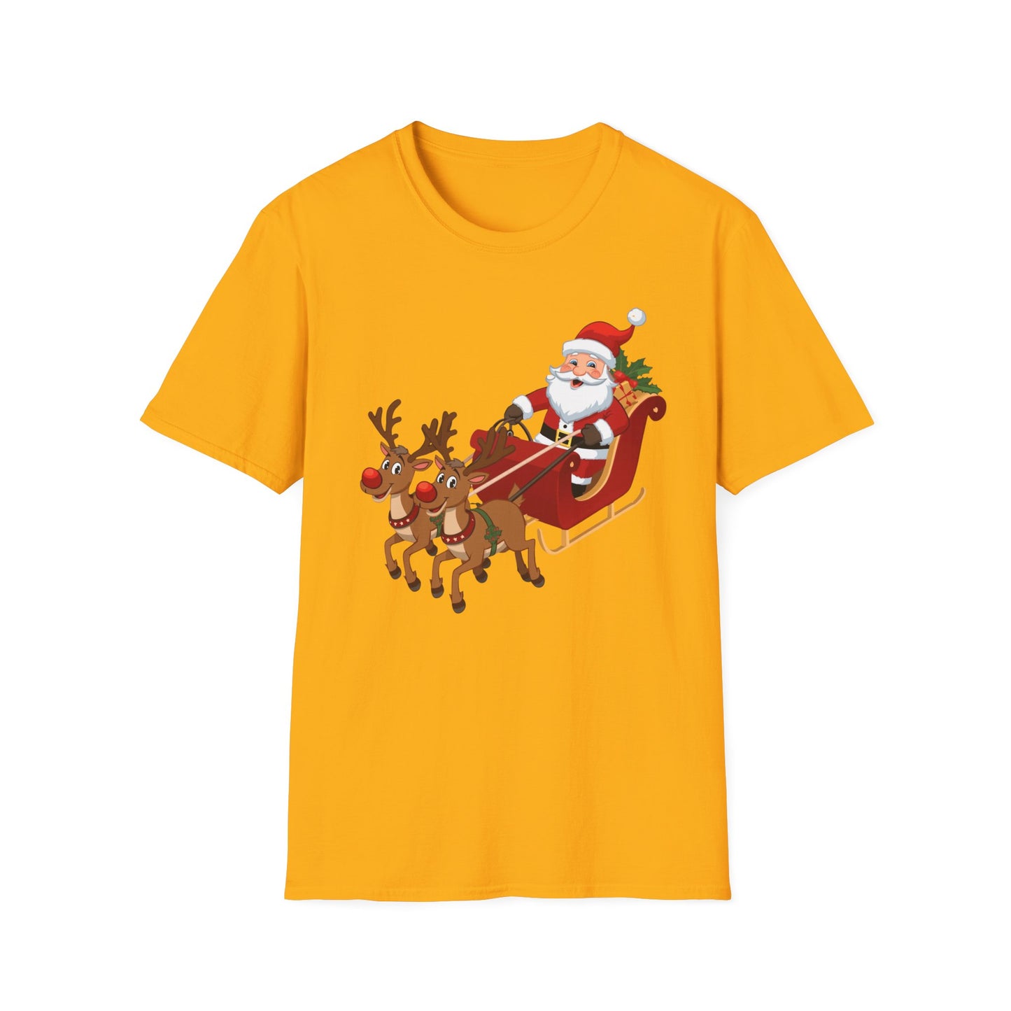 Santa flying Sleigh Shirt, Family Christmas Shirts, Christmas T Shirt, Holiday Shirt, Cute Xmas Shirt for the family, Holiday Gift