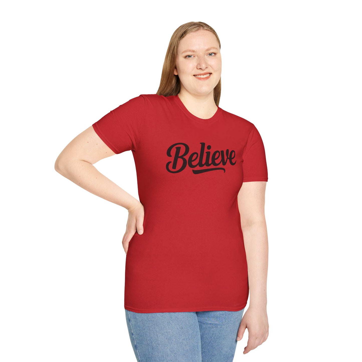 Believe T-Shirt – Inspirational Faith Shirt, Christian Motivational Tee, Positive Encouragement Apparel