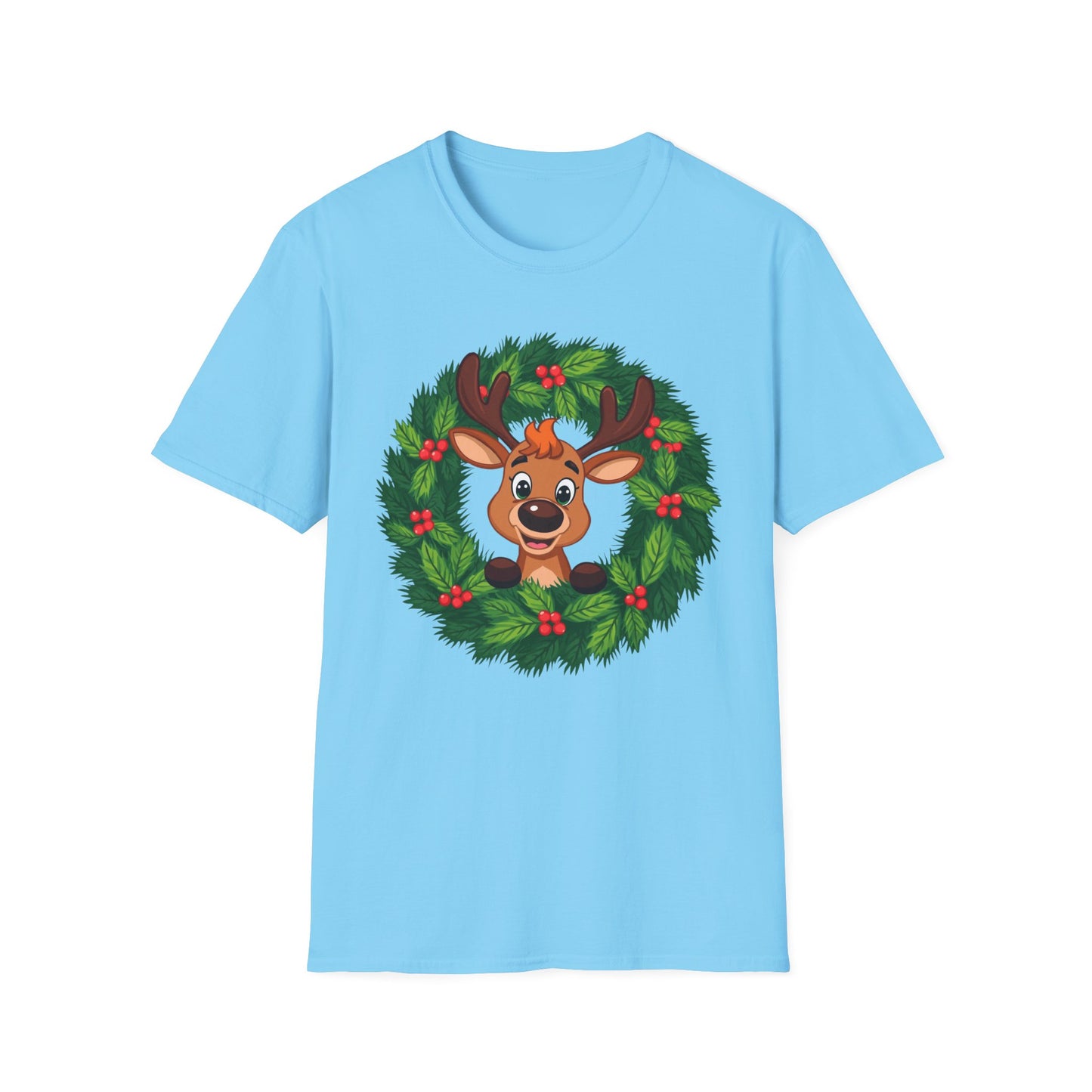 Reindeer in the Wreath Shirt, Family Christmas Shirts, Christmas T Shirt, Holiday Shirt, Cute Xmas Shirt for the family, Holiday Gift