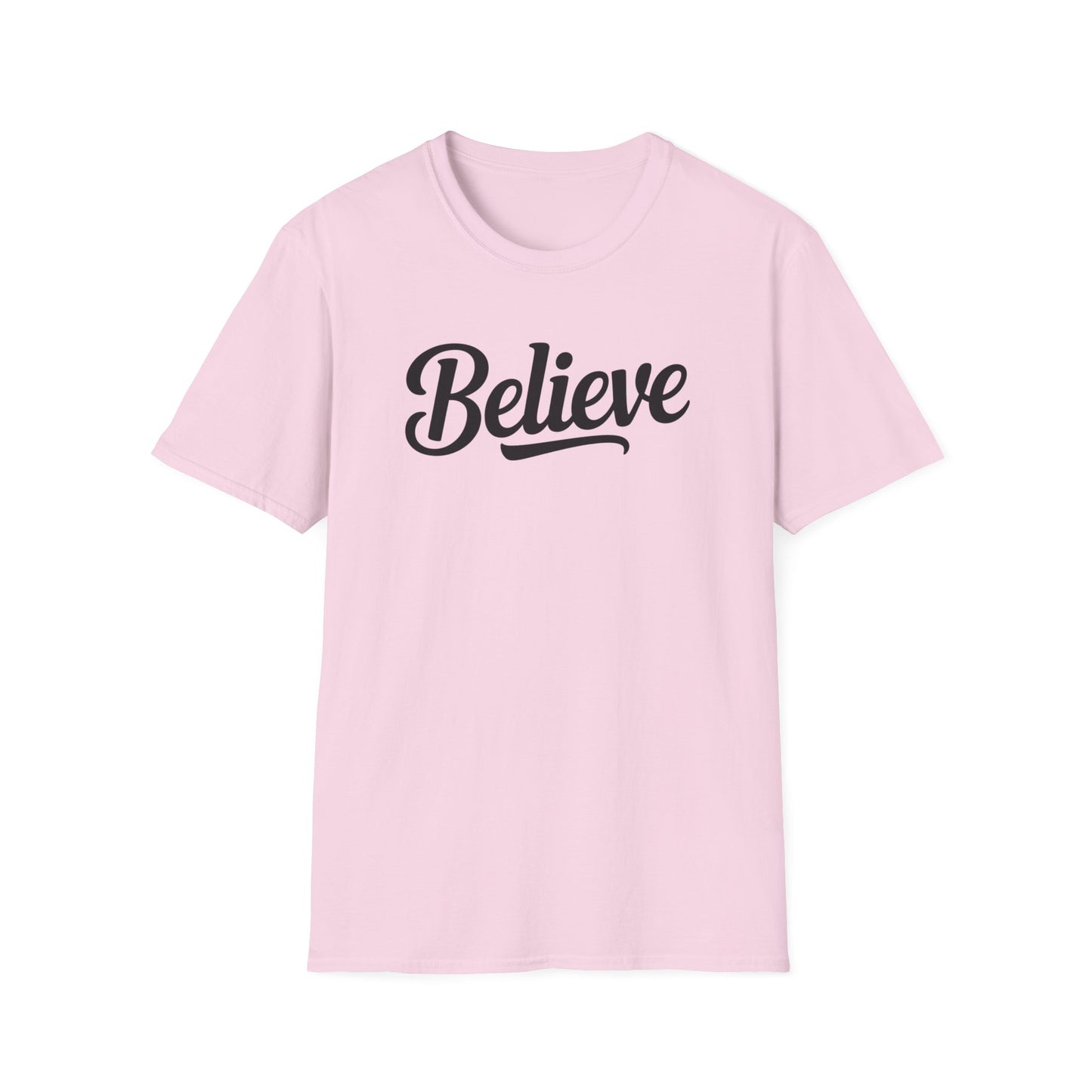 Believe T-Shirt – Inspirational Faith Shirt, Christian Motivational Tee, Positive Encouragement Apparel