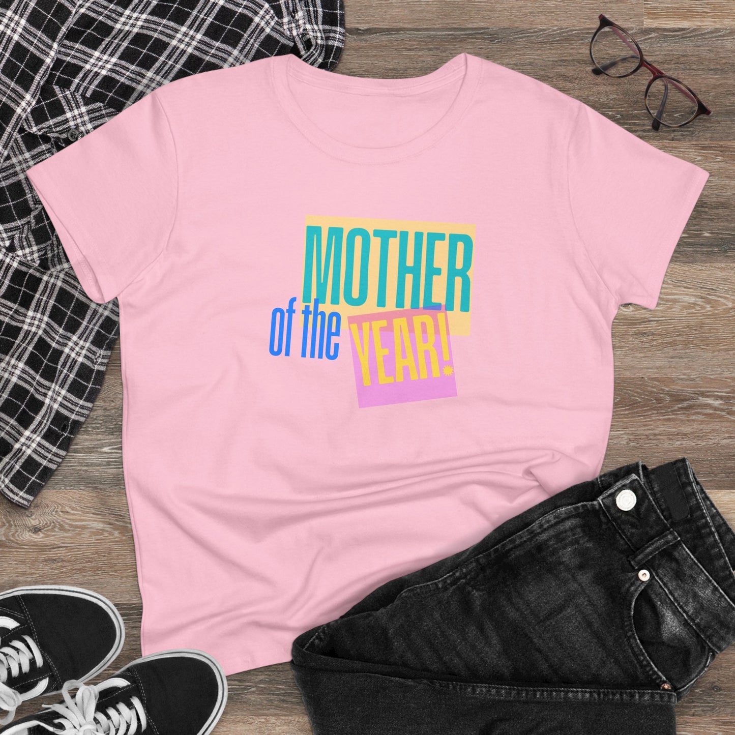 Mother of the Year! T-Shirt, Gift for Mom, Cute Summer Top, Mother's Day Gift, Family Gatherings, Casual Wear, Mom's Birthday
