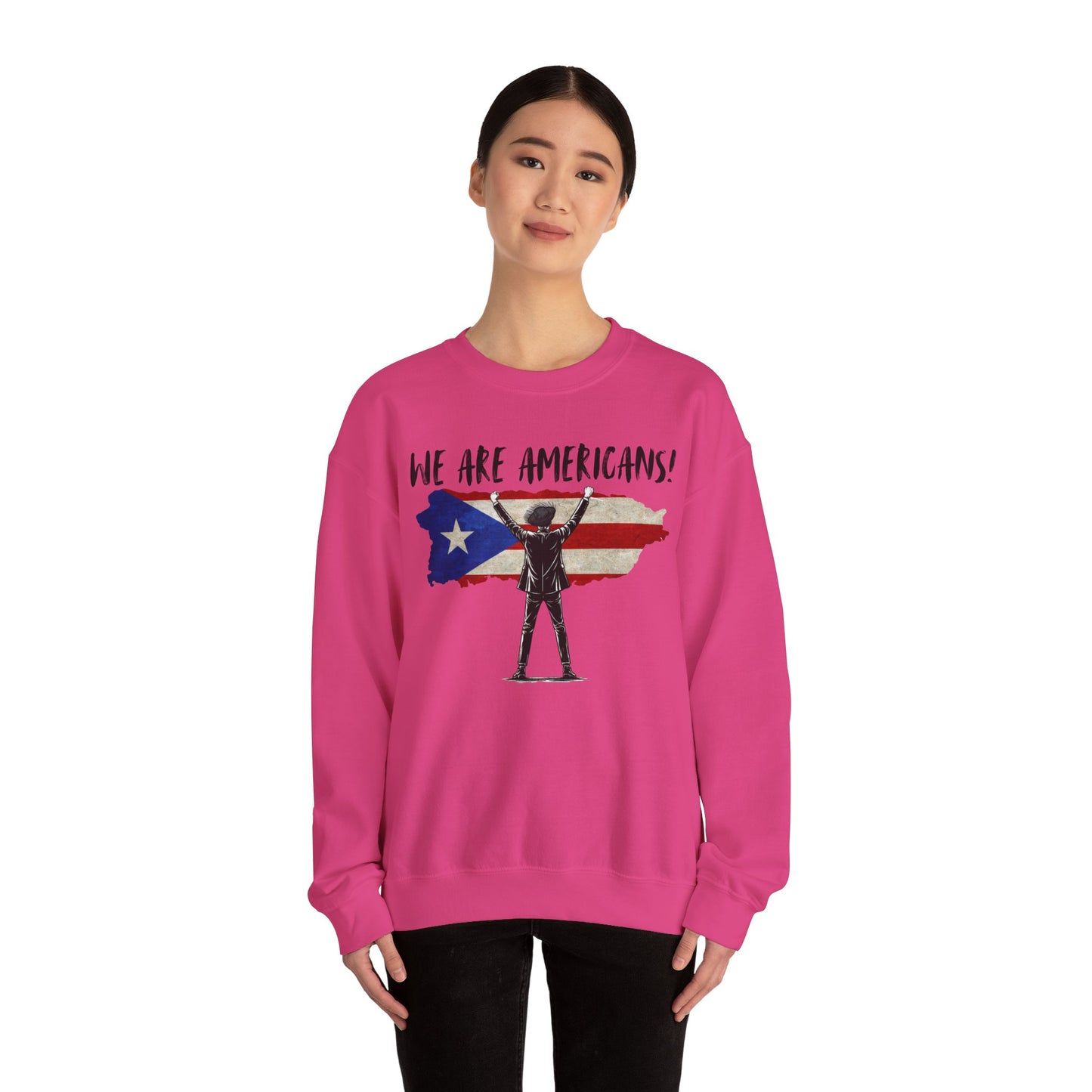 Benito We are Americans Sweatshirt, Benito Bowl, Football Fan Gift, Puerto Rico Boricua Heritage Culture Pride sweatshirt