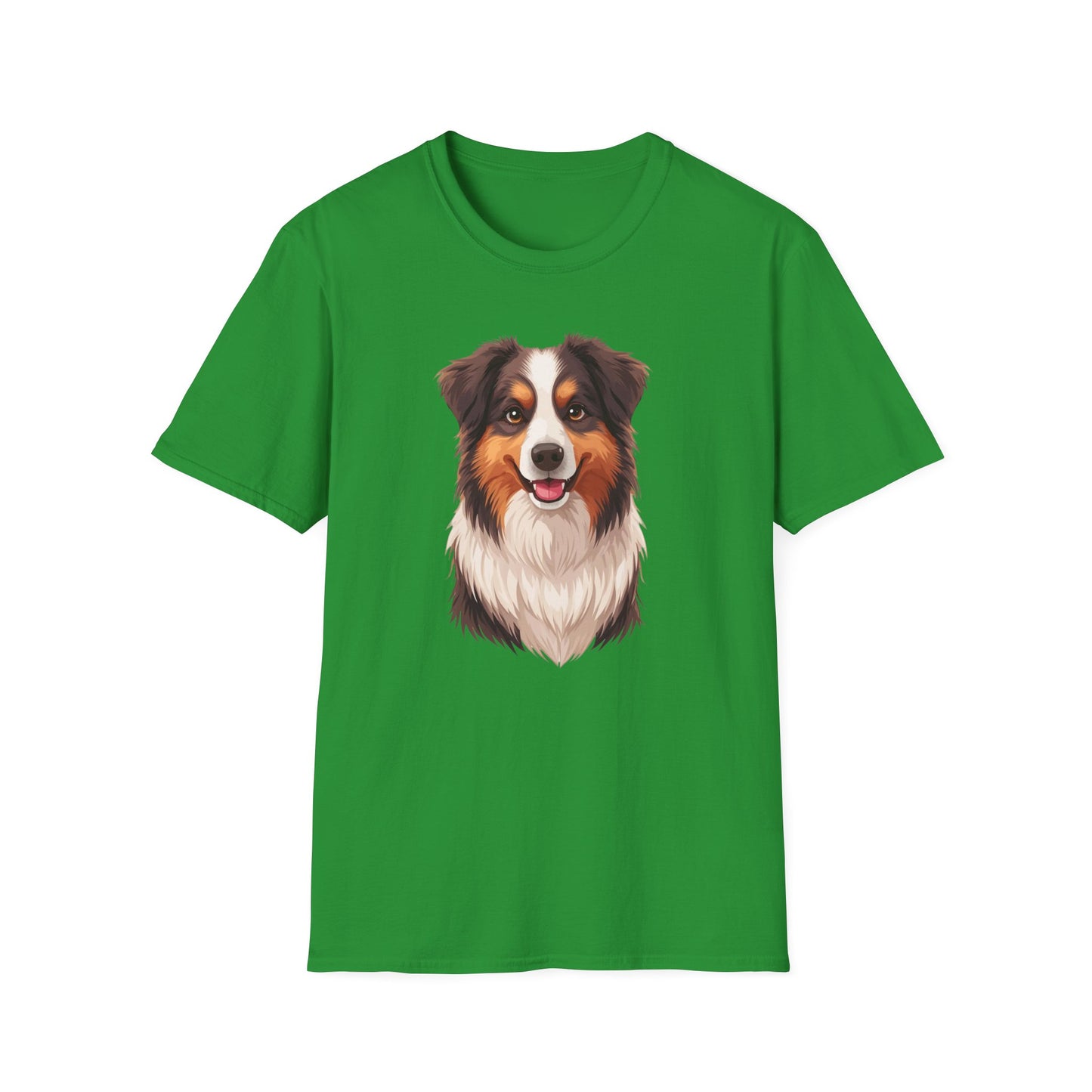 Australian Shepherd Dog Portrait Shirt – Aussie Dog Lover Gift, Cute Dog Mom Tee, Dog Dad Shirt, Pet Breed Apparel