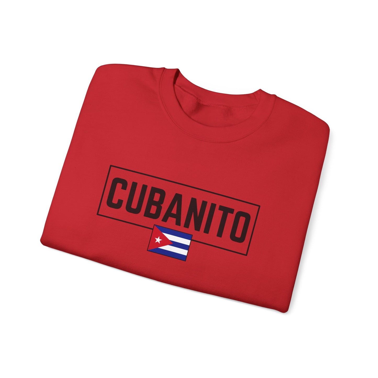 CUBANITO Sweatshirt – Cuban Flag Sweatshirt for Men, Latino Pride Sweatshirt, Cuba Heritage Top, Cuban Culture Graphic Sweatshirt