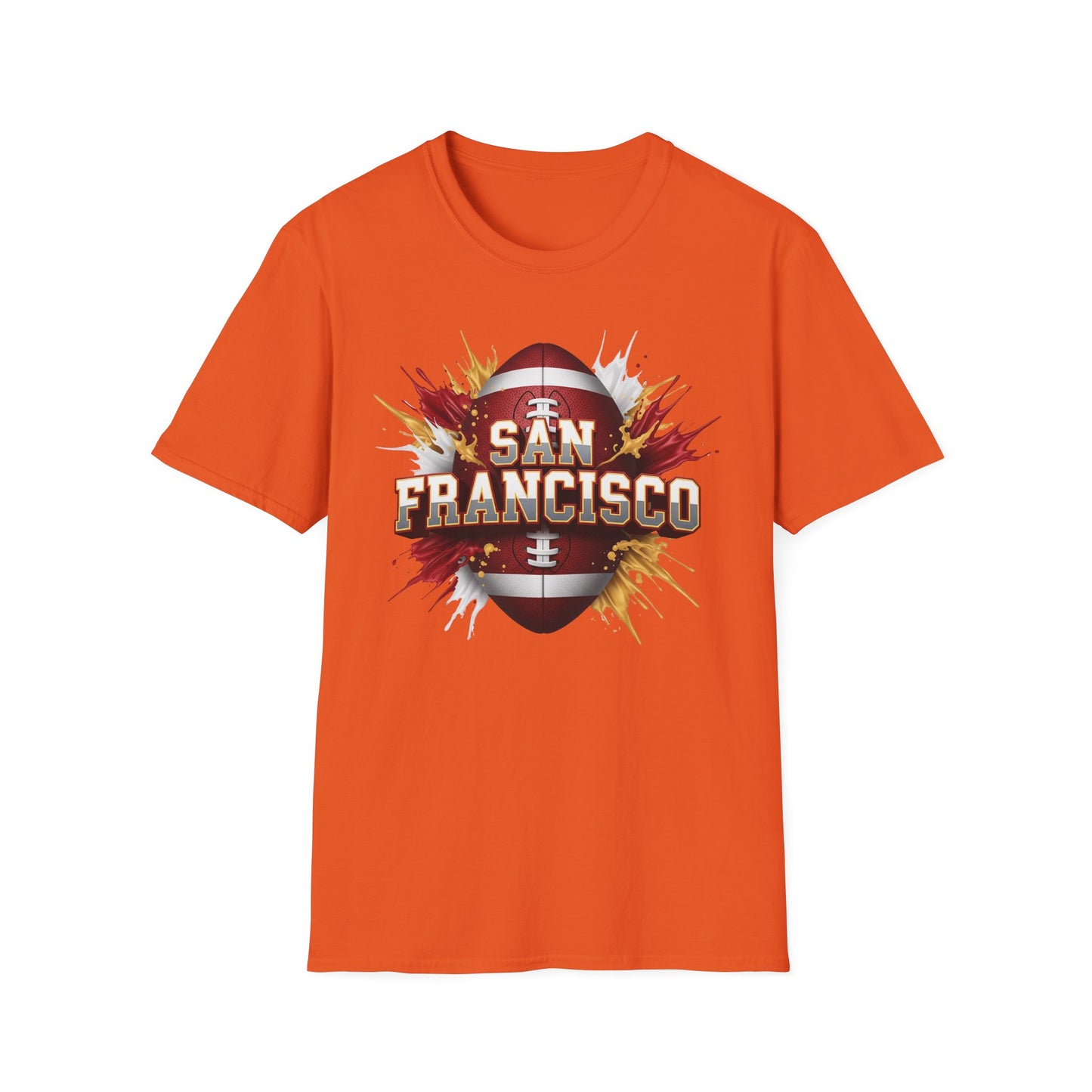 San Francisco Football Unisex T-Shirt, San Francisco Team Tee, Football Gift for San Francisco Fans, Game Day Shirt, Sports Fan Apparel