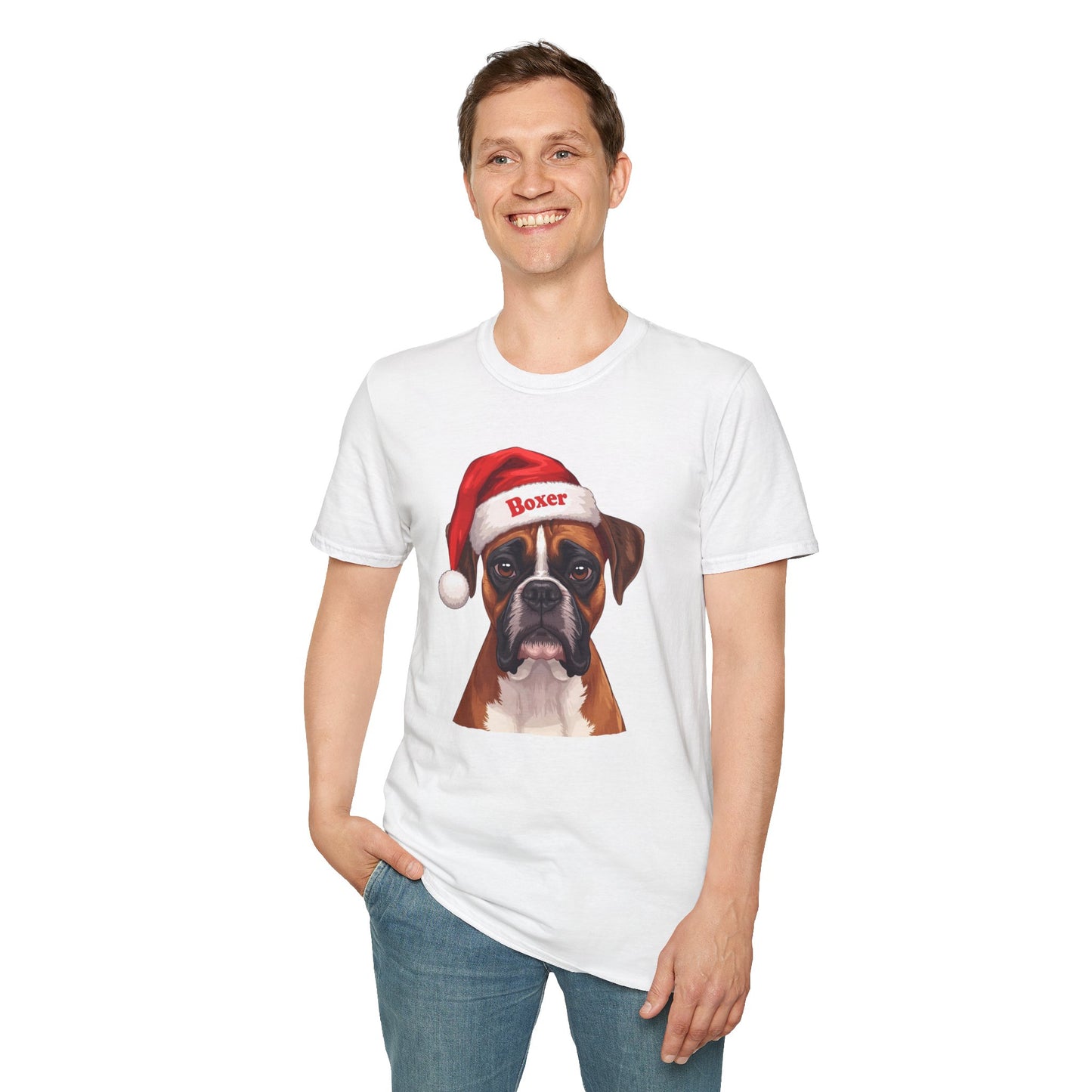 Boxer Dog Portrait Shirt – Boxer Dog Lover Gift, Cute Dog Mom Tee, Dog Dad Shirt, Pet Breed Apparel