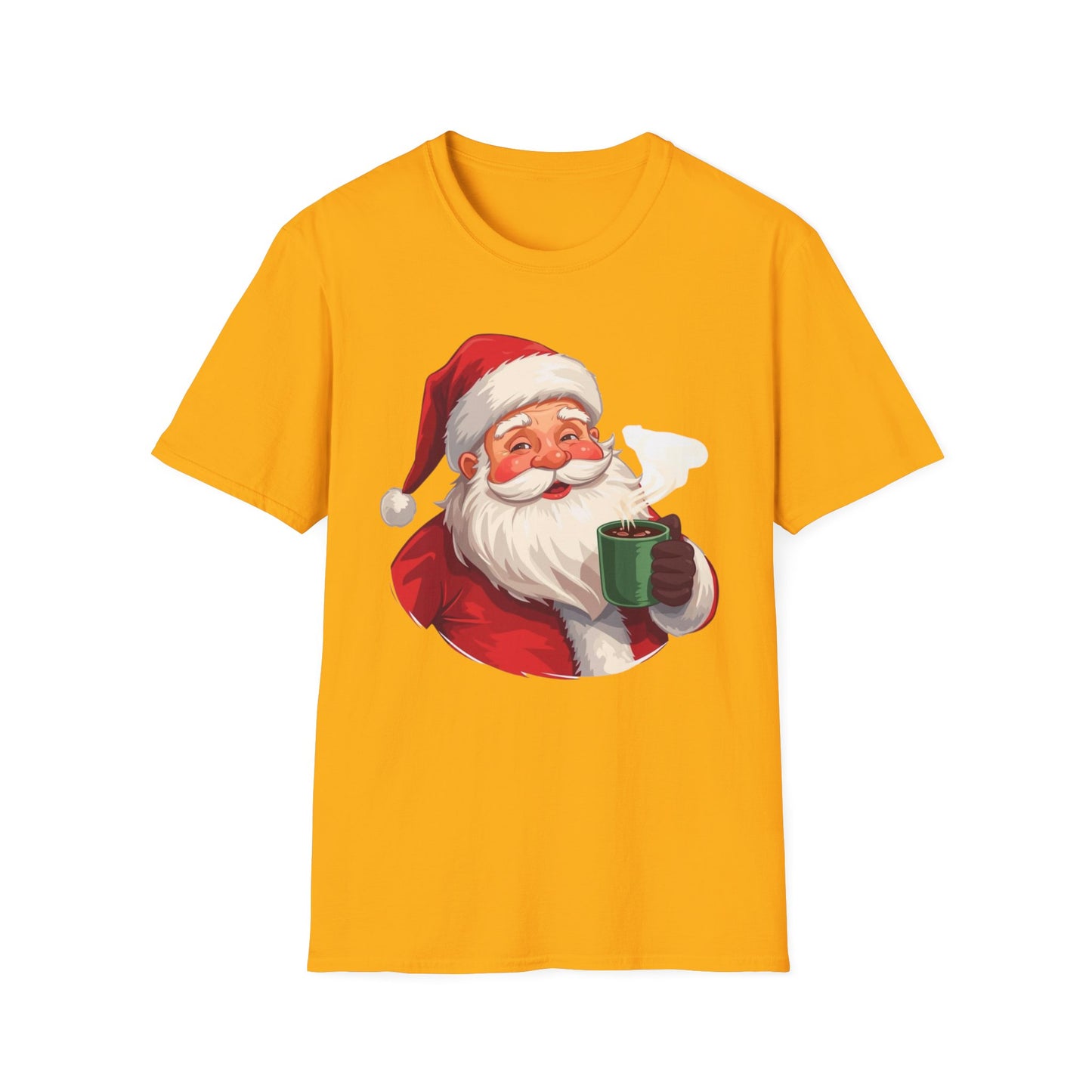 Santa enjoying Hot Chocolate Shirt, Family Christmas Shirts, Christmas T Shirt, Holiday Shirt, Cute Xmas Shirt for the family, Holiday Gift