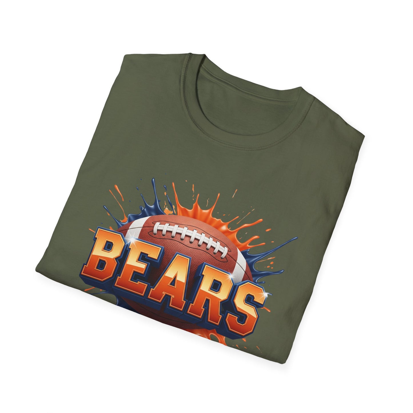 Chicago Football Unisex T-Shirt, Chicago Team Tee, Football Gift for Chicago Fans, Game Day Shirt, Sports Fan Apparel, Football Tee