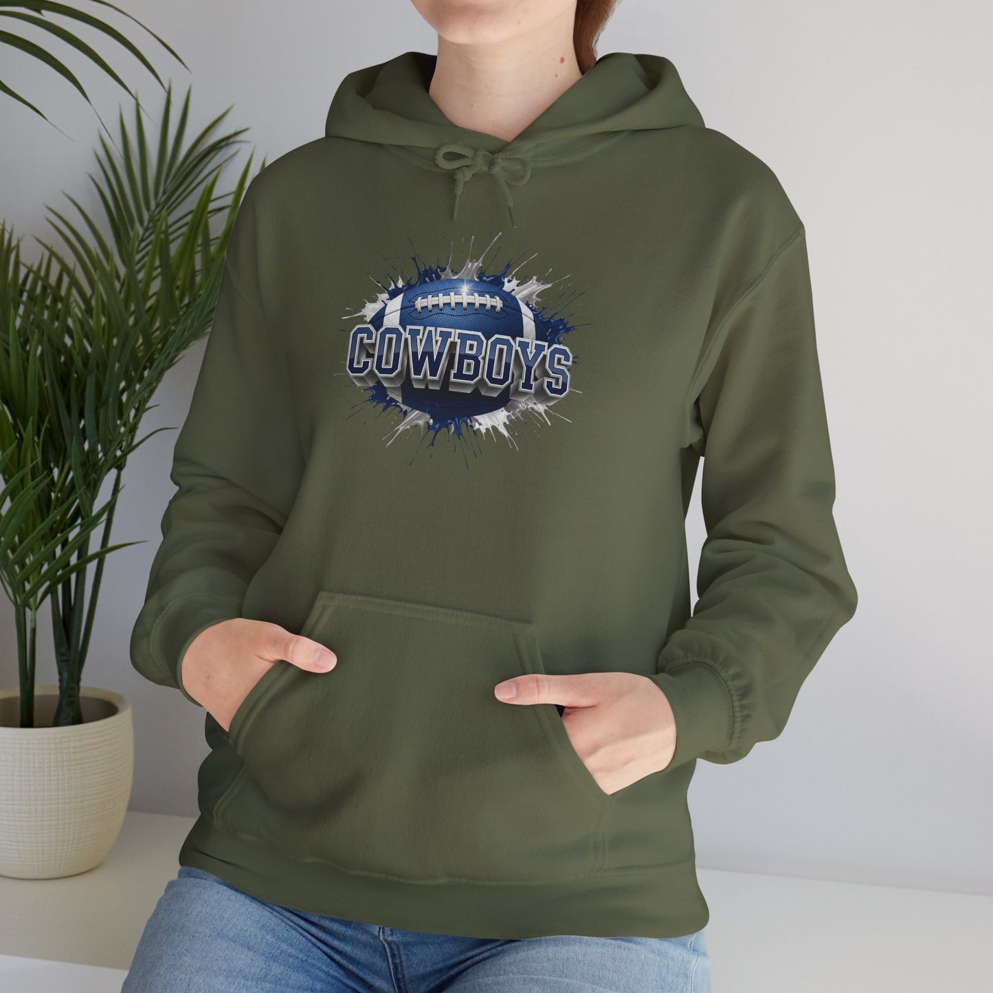 Dallas Football Hoodie, Dallas Team Hoodie, Football Gift for Dallas Fans, Game Day Sports Fan Apparel, Football Fan Gift