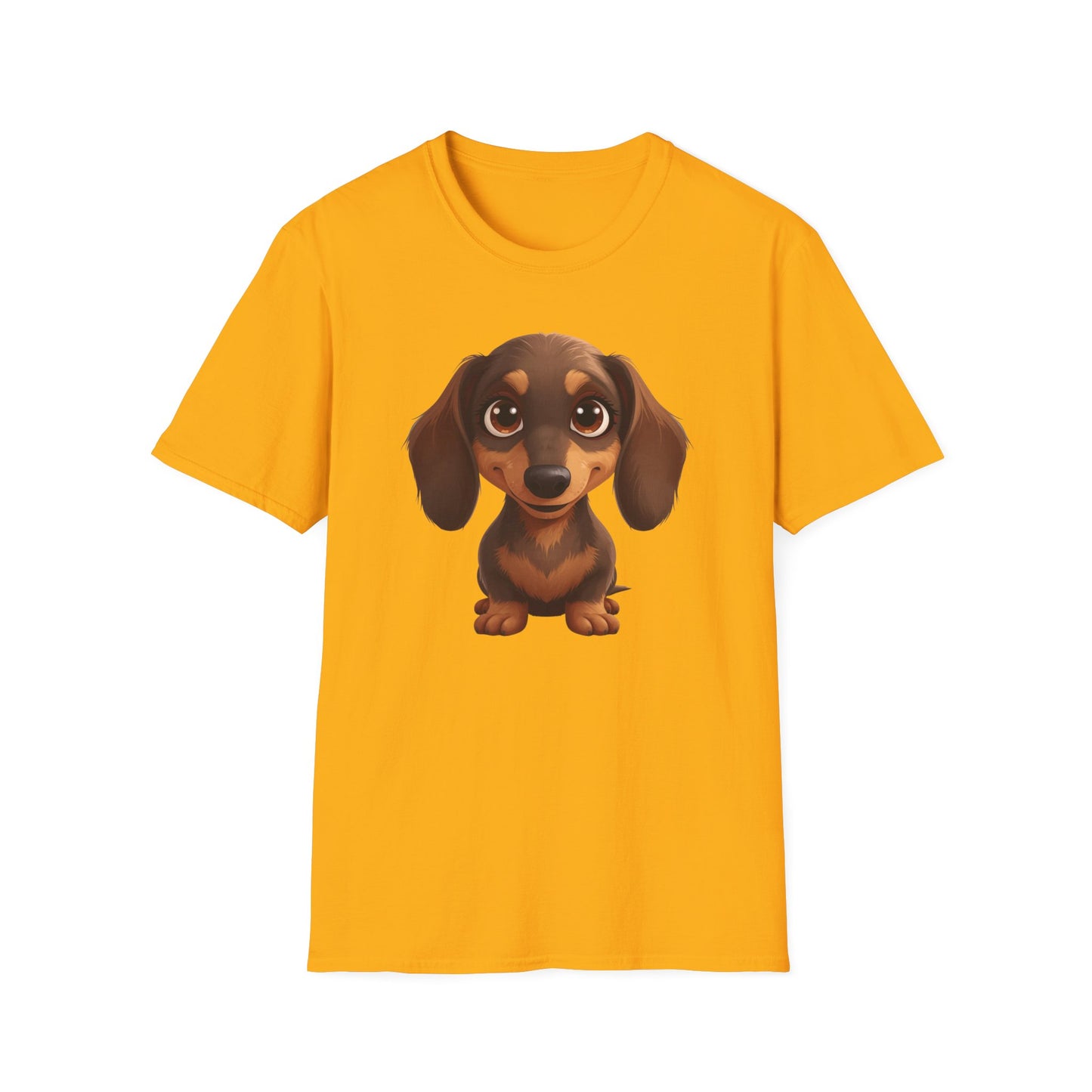 Dachshund Dog Portrait Shirt – Wiener Dog Lover Gift, Cute Dog Mom Tee, Dog Dad Shirt, Pet Breed Apparel