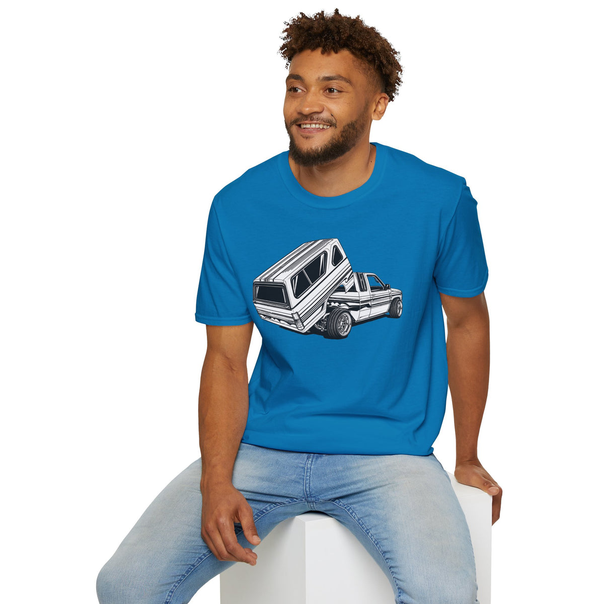 Mini Truck Lowrider Shirt, Lowrider Bed Dancer Truck T-Shirt, Custom Lowered Truck Tee, Car Enthusiast Gift