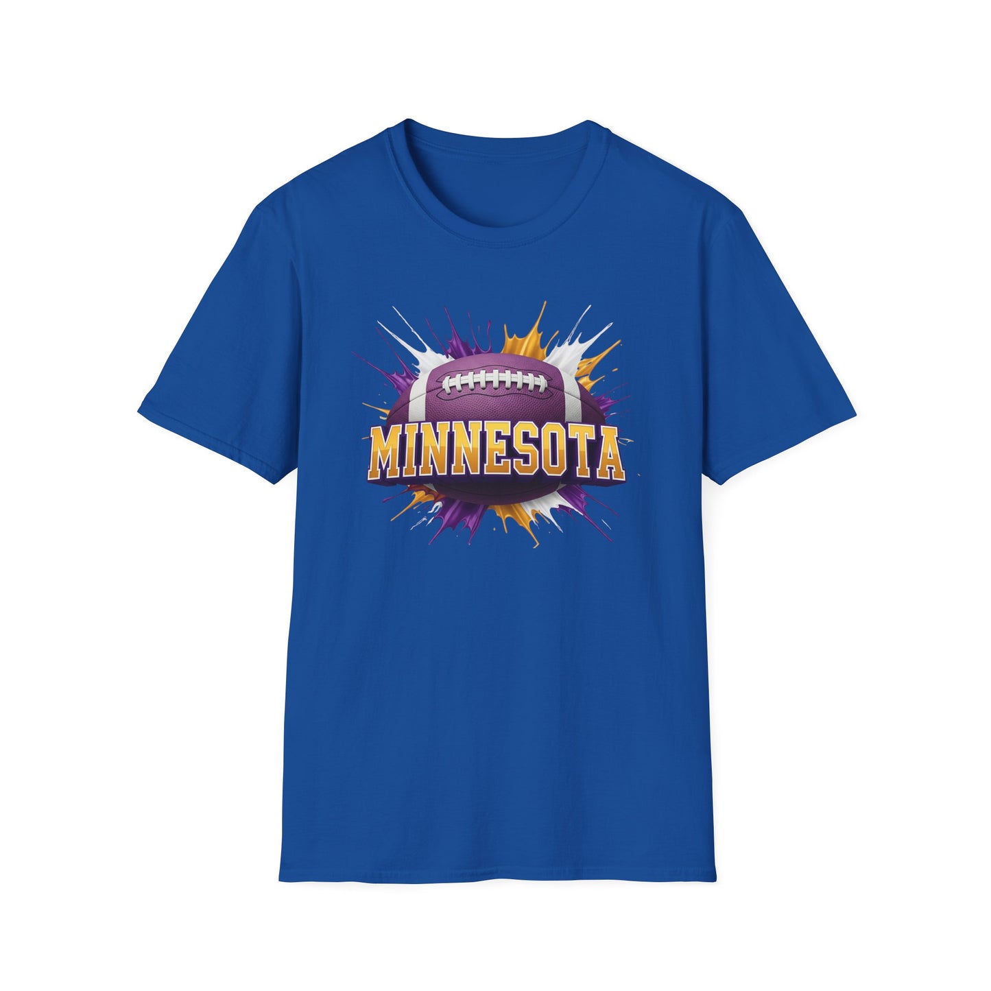 Minnesota Football Unisex T-Shirt, Minnesota Team Tee, Football Gift for Minnesota Fans, Game Day Shirt, Sports Fan Apparel Football Tee