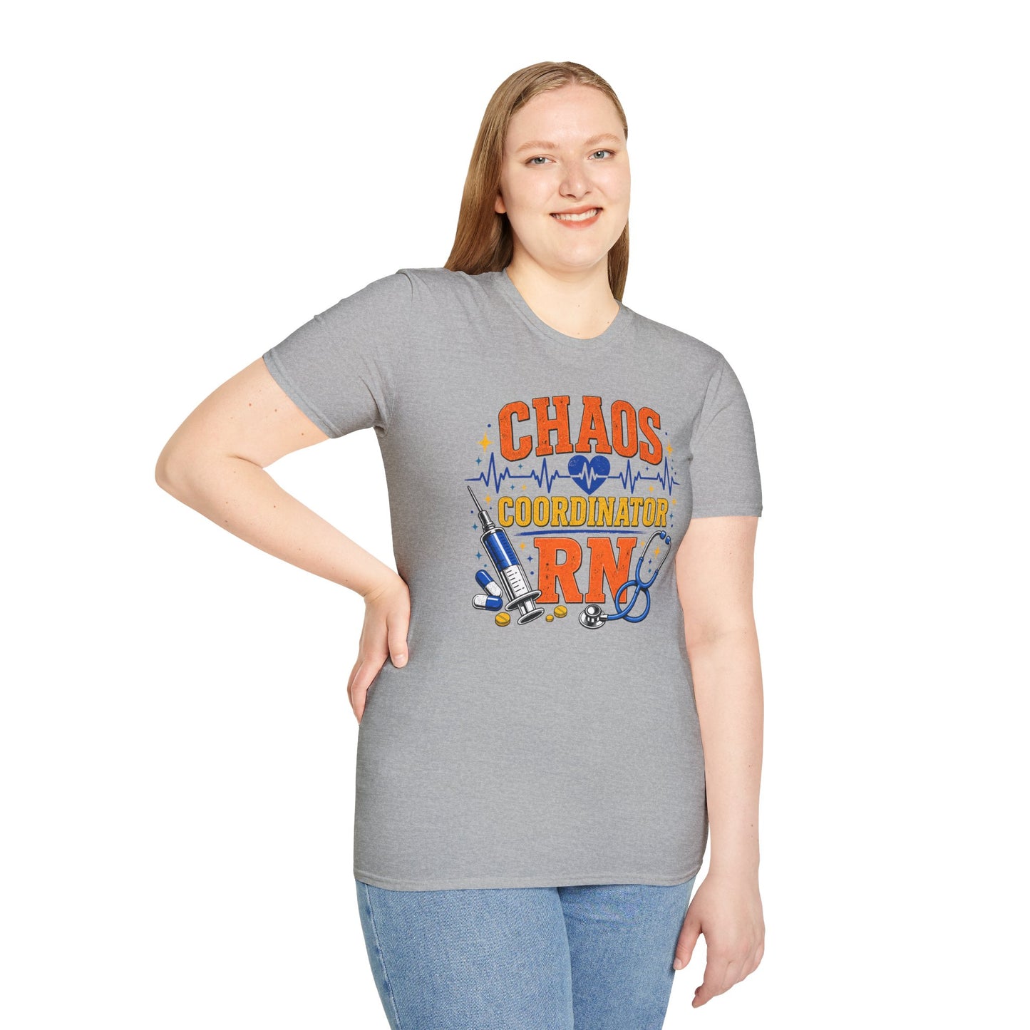 Chaos Coordinator RN Shirt – Funny Nurse Shirt – Nurse Life Tee – Medical Humor Gift for Nurses, RN LPN CNA Nursing Shirt