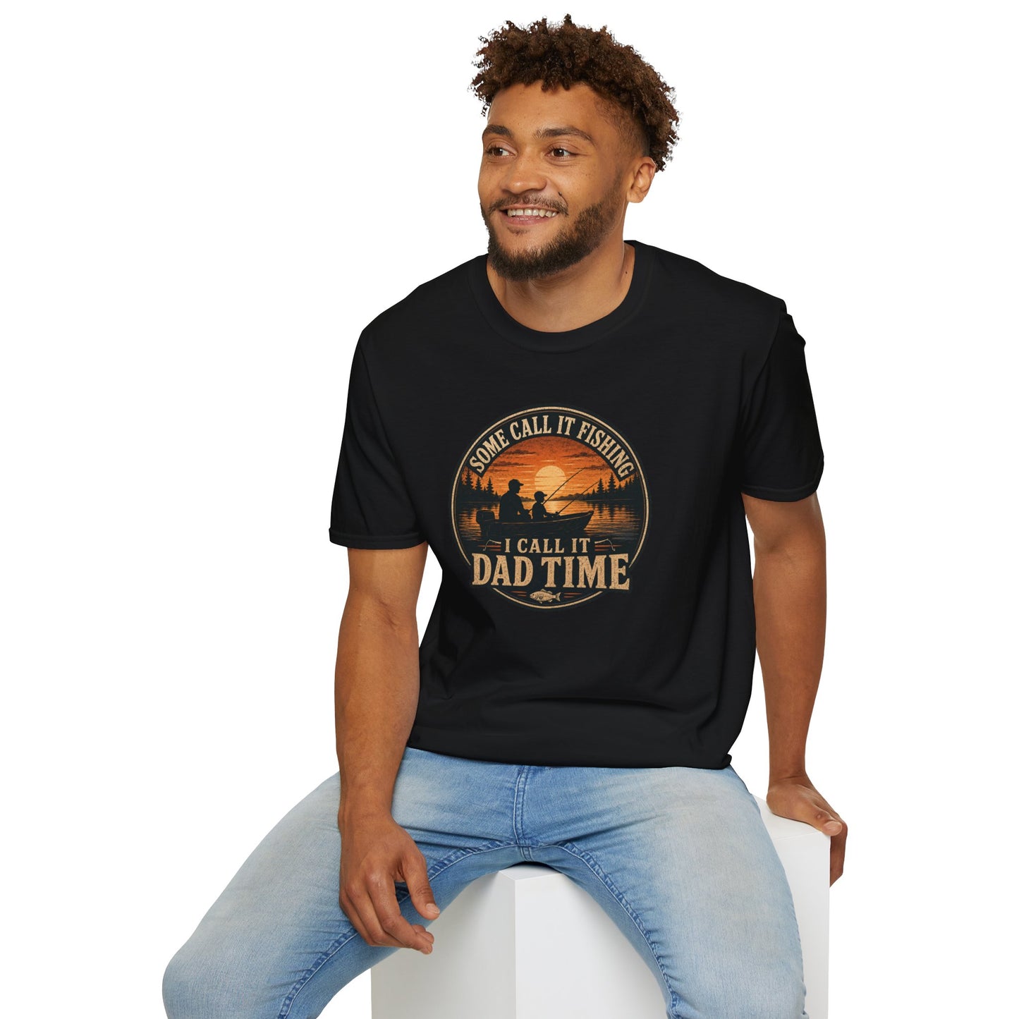Fishing Dad Shirt, Some Call It Fishing I Call It Dad Time Tee, Fathers Day Fishing T-Shirt, Fisherman Gift for Dad
