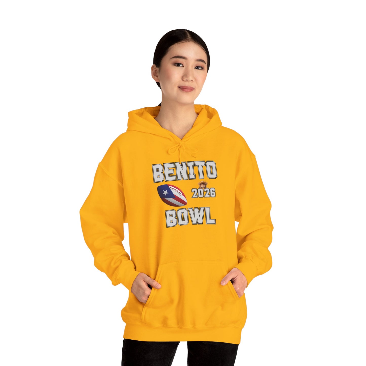Benito Bowl Halftime Shirt 2026 Hoodie, Benito Bowl Hooded Sweatshirt, Football Fan Gift, Puerto Rico Heritage Hoodie, Boriqua Pride Gift