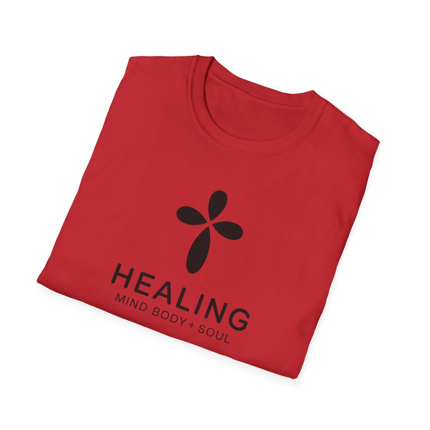 Healing Mind Body Soul T-Shirt – Minimalist Spiritual Wellness Tee, Inspirational Healing Shirt
