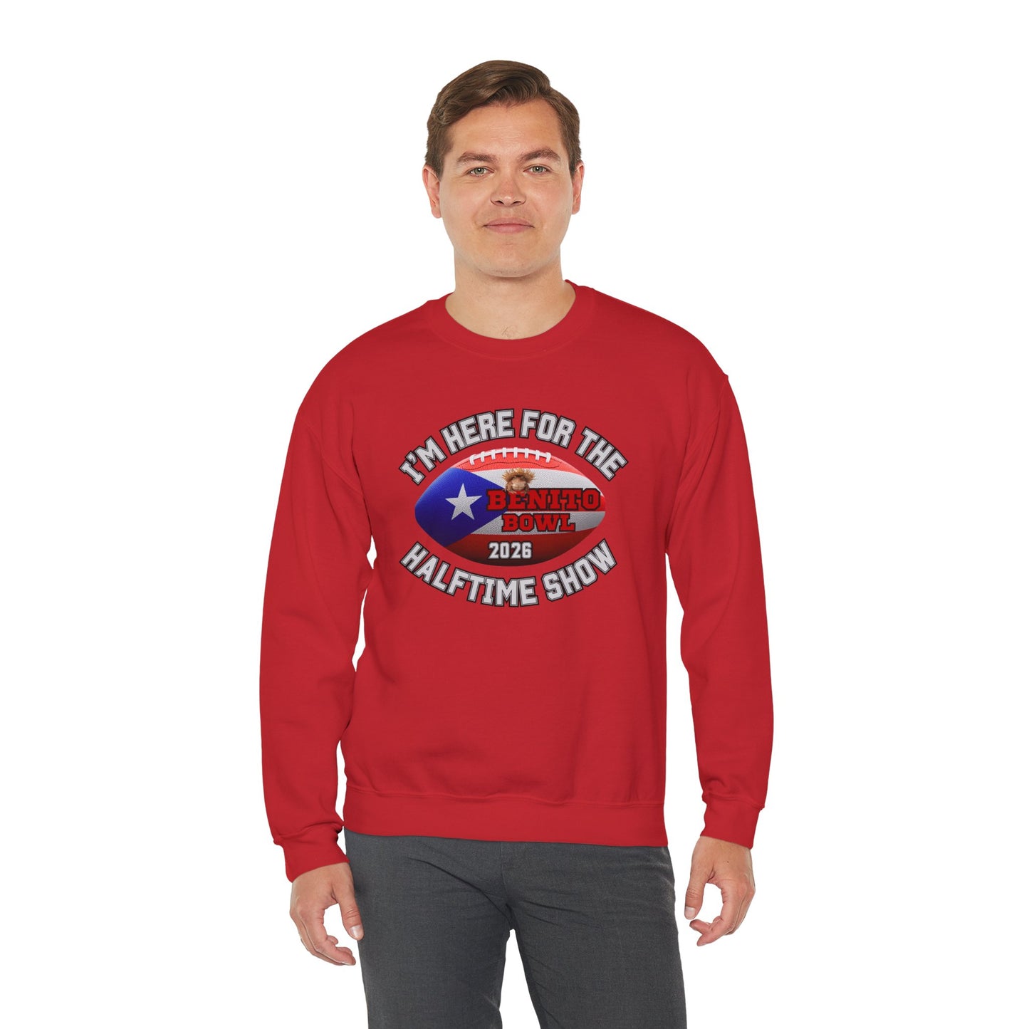 Benito Bowl Halftime 2026 Sweatshirt, Benito Bowl Shirt, Football Fan Gift, Puerto Rico Heritage Sweatshirt, Boriqua Pride Gift