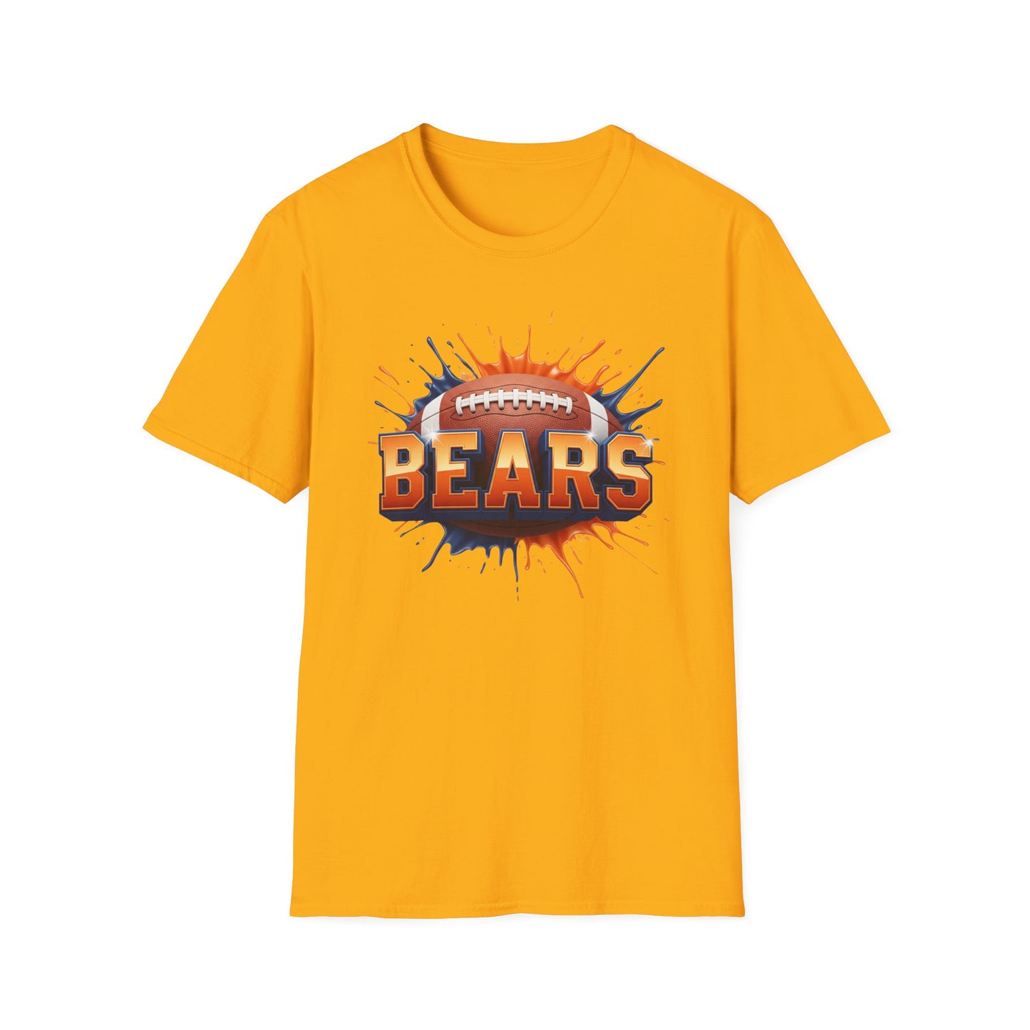 Chicago Football Unisex T-Shirt, Chicago Team Tee, Football Gift for Chicago Fans, Game Day Shirt, Sports Fan Apparel, Football Tee