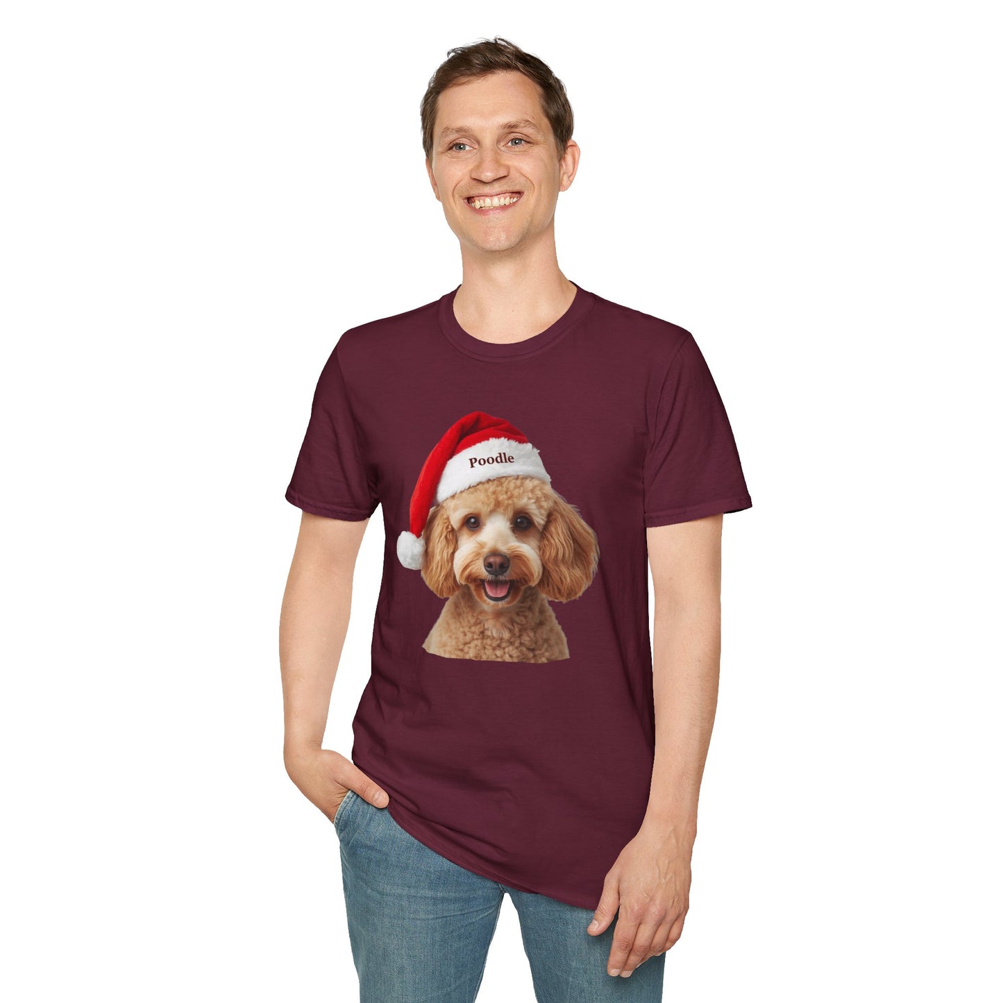 Poodle Dog Portrait Shirt – Poodle Dog Lover Gift, Cute Dog Mom Tee, Dog Dad Shirt, Pet Breed Apparel