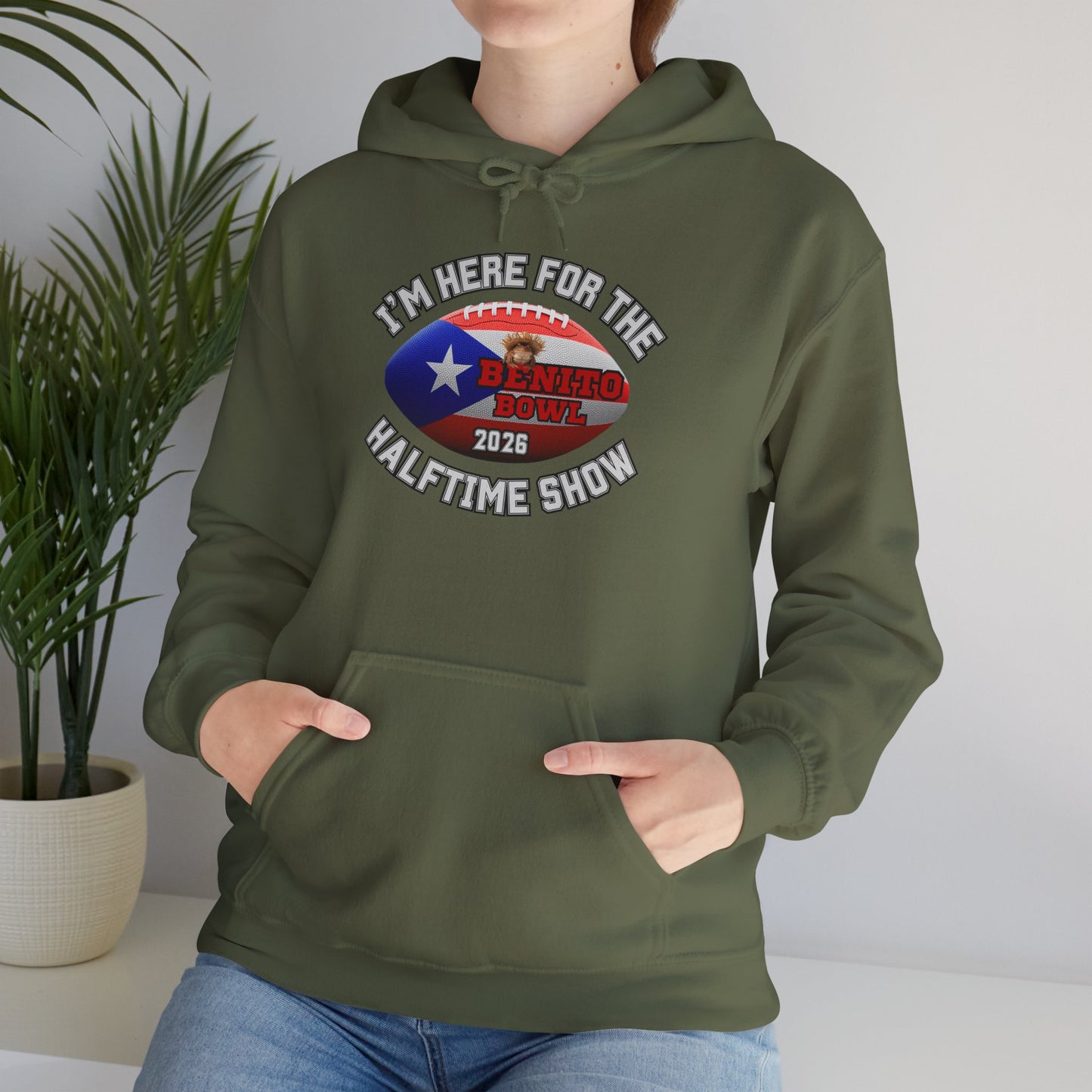 Benito Bowl Halftime Shirt 2026 Hoodie, Benito Bowl Hooded Sweatshirt, Football Fan Gift, Puerto Rico Heritage Hoodie, Boriqua Pride Gift