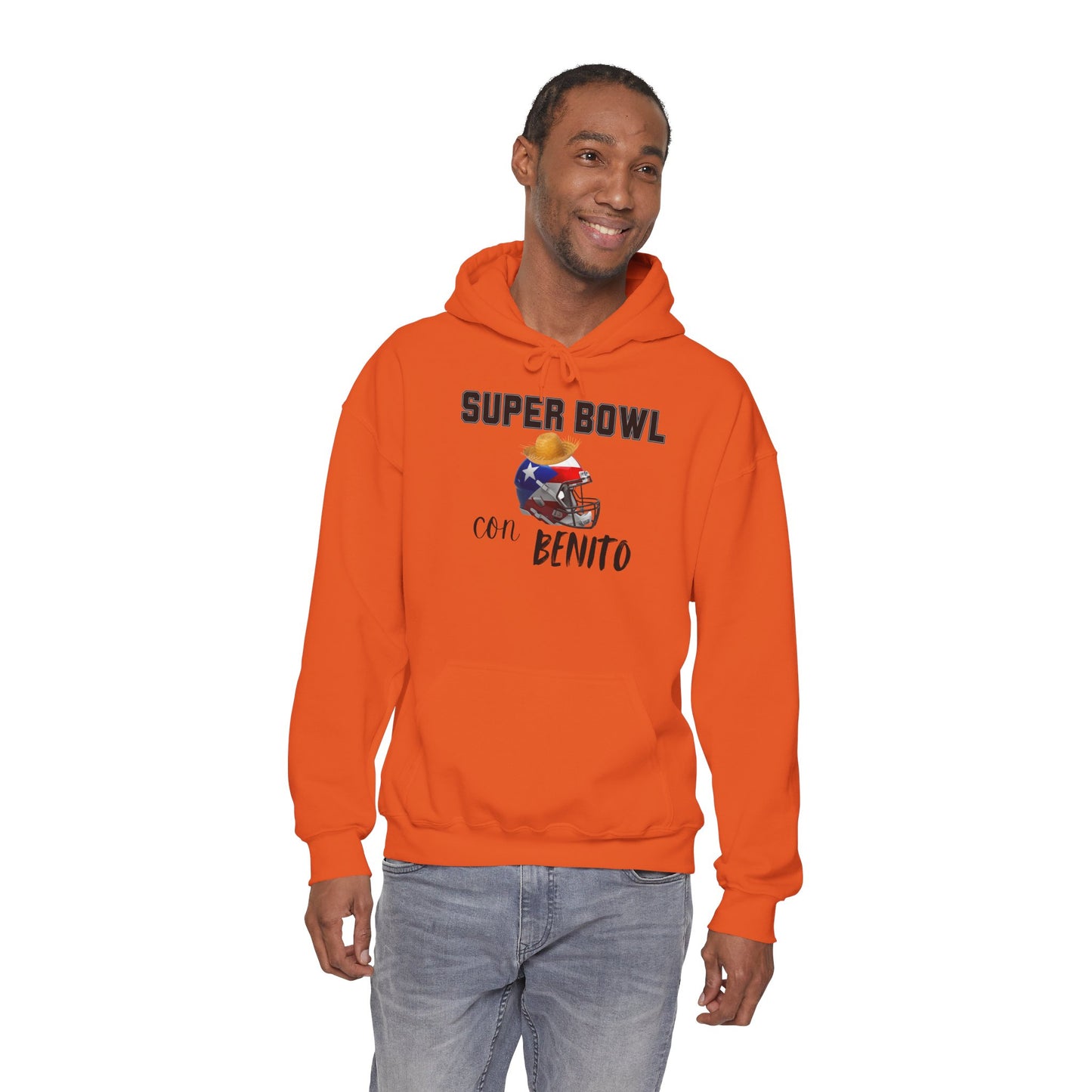 Benito Bowl Halftime Shirt 2026 Hoodie, Benito Bowl Hooded Sweatshirt, Football Fan Gift, Puerto Rico Heritage Hoodie, Boriqua Pride Gift