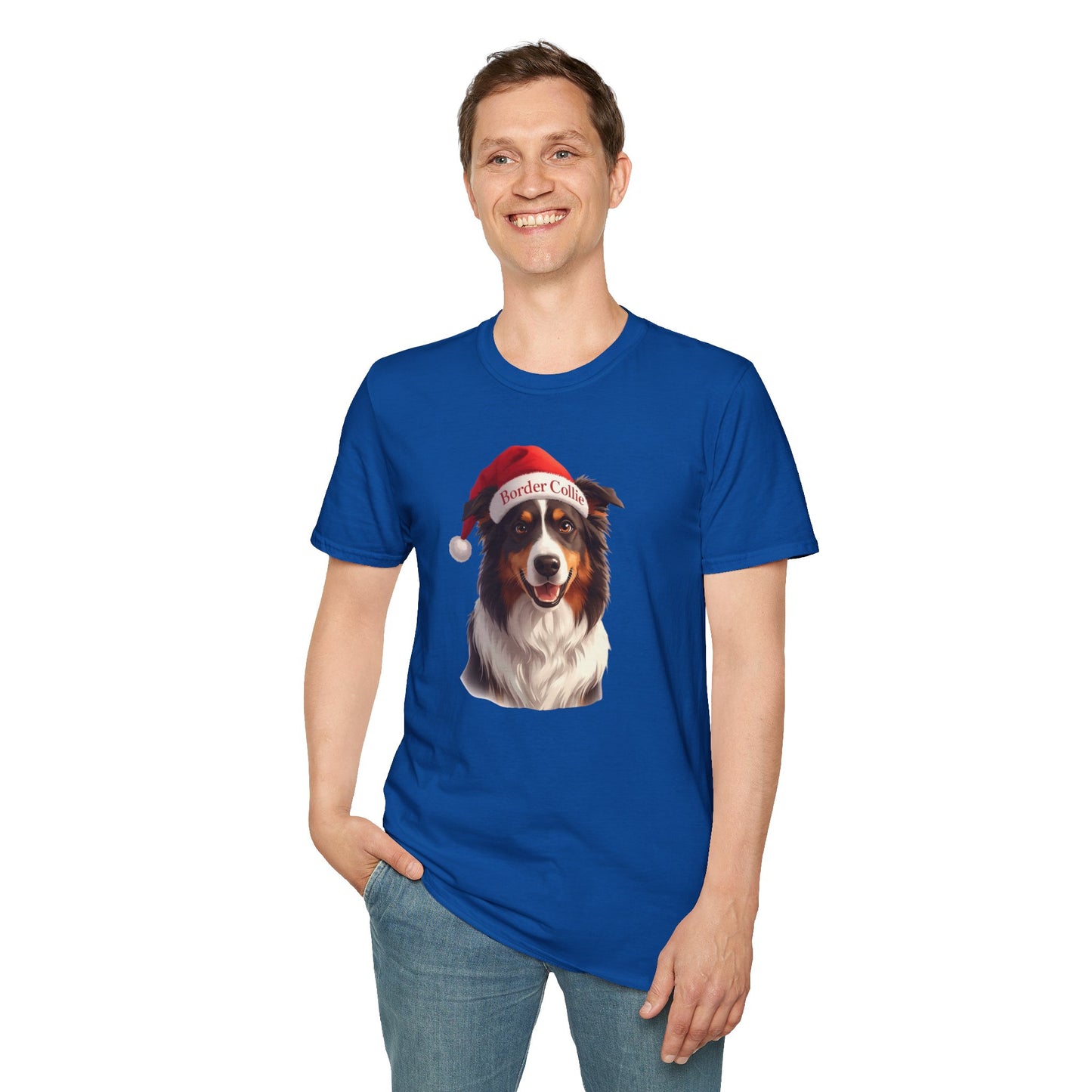 Border Collie Dog Portrait Shirt – Border Collie Dog Lover Gift, Cute Dog Mom Tee, Dog Dad Shirt, Pet Breed Apparel
