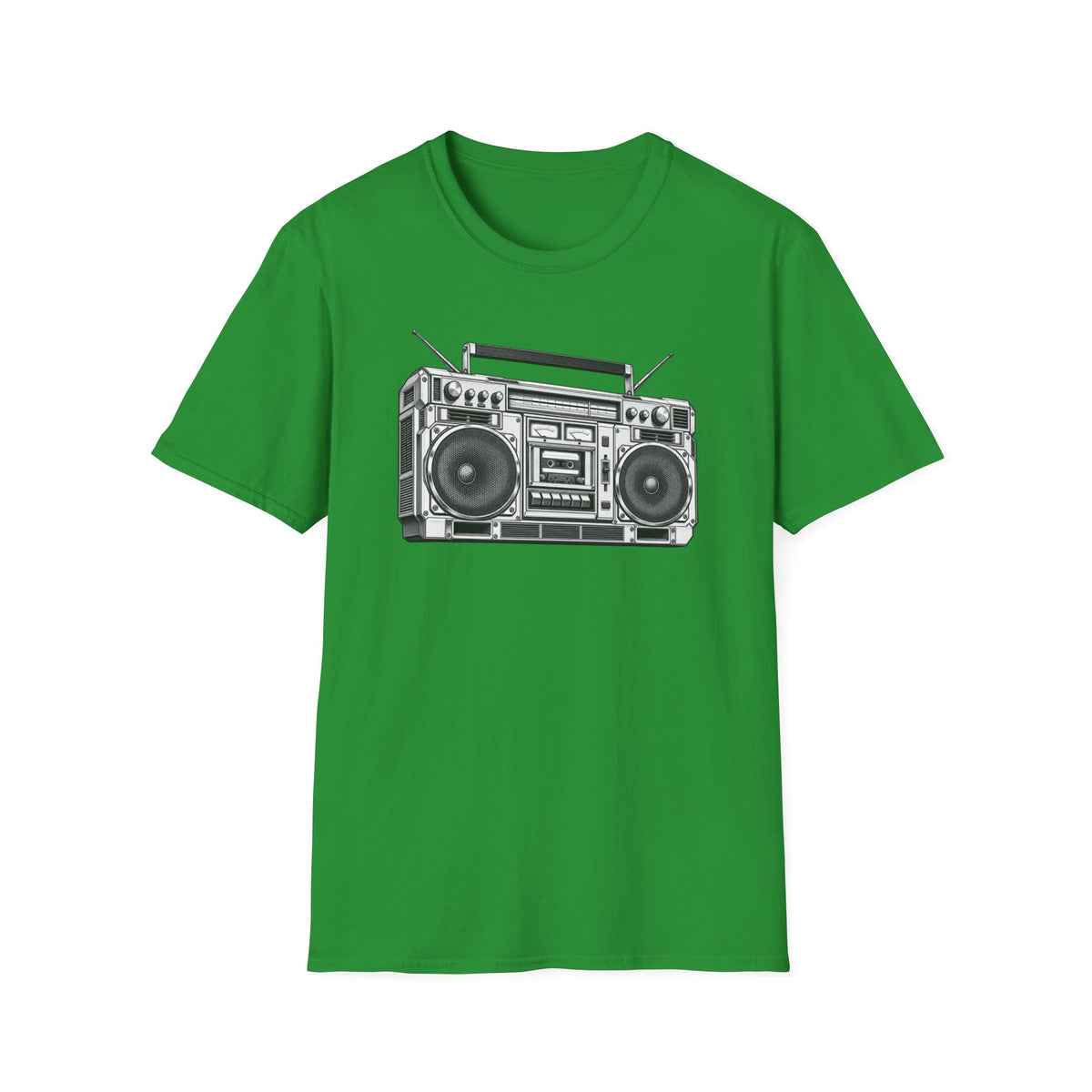Boombox T-Shirt, Retro Music Shirt, Vintage Cassette Radio Tee, 80s 90s Nostalgia, Music Lover Gift