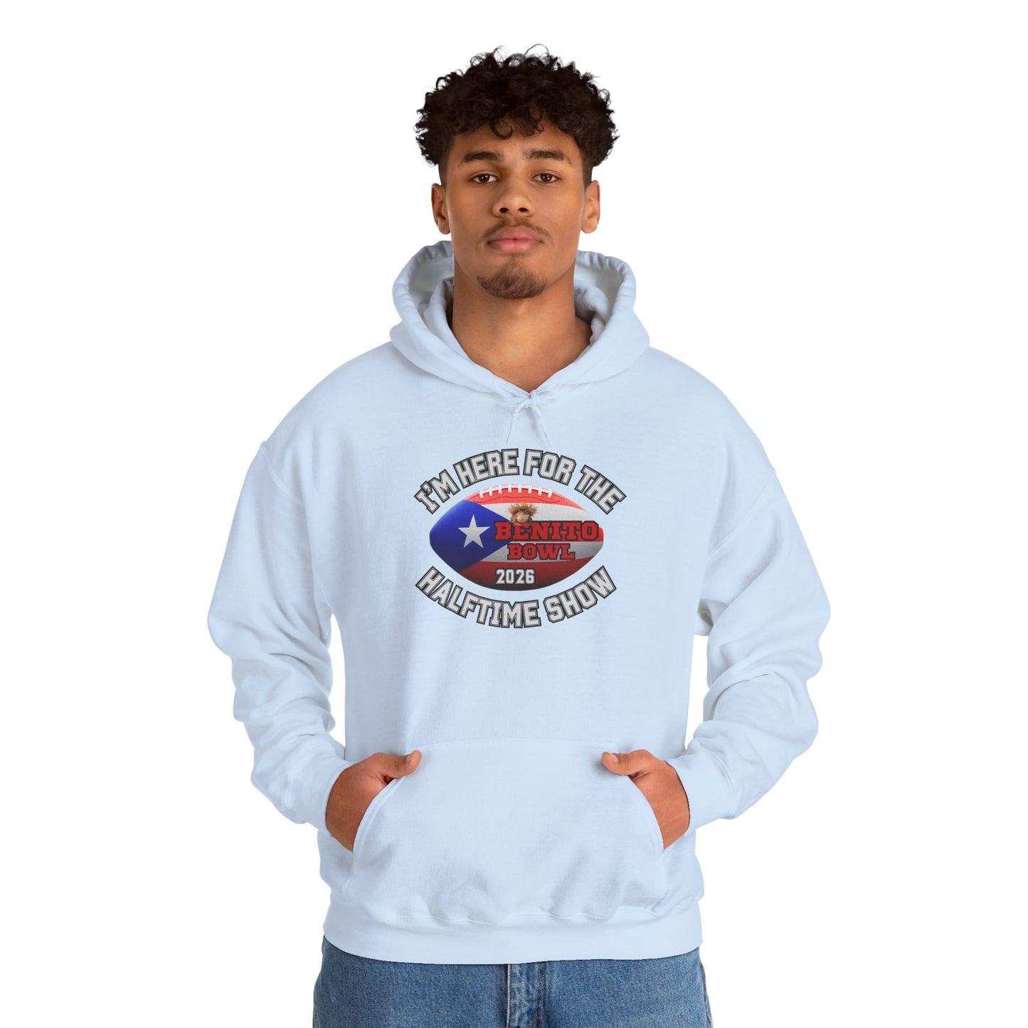 Benito Bowl Halftime Shirt 2026 Hoodie, Benito Bowl Hooded Sweatshirt, Football Fan Gift, Puerto Rico Heritage Hoodie, Boriqua Pride Gift