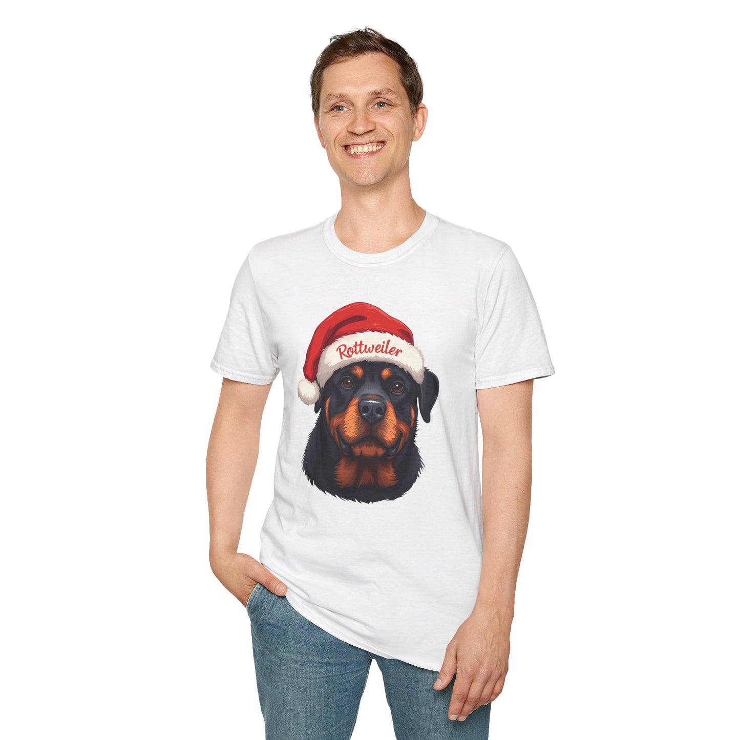 Rottweiler Dog Portrait Shirt – Rottweiler Dog Lover Gift, Cute Dog Mom Tee, Dog Dad Shirt, Pet Breed Apparel