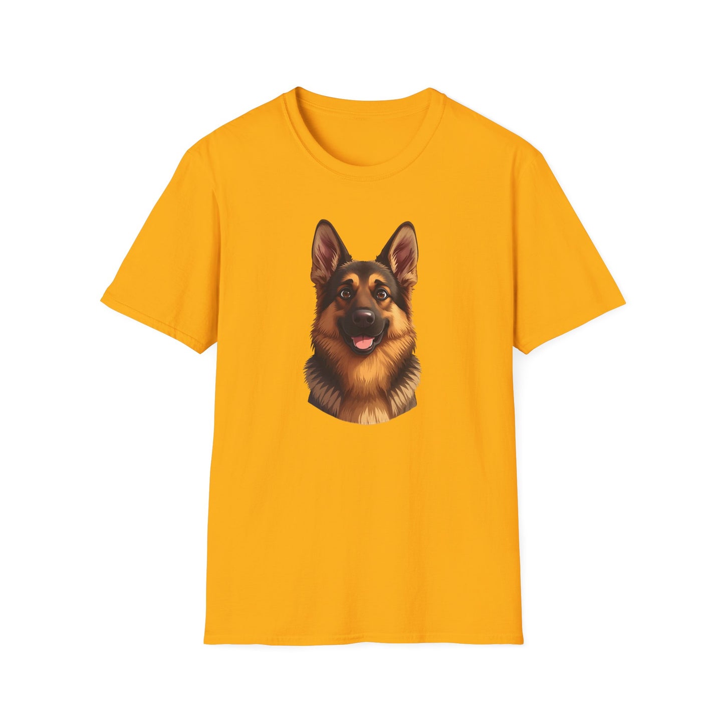 German Shepherd Dog Portrait Shirt – German Shepherd Dog Lover Gift, Cute Dog Mom Tee, Dog Dad Shirt, Pet Breed Apparel