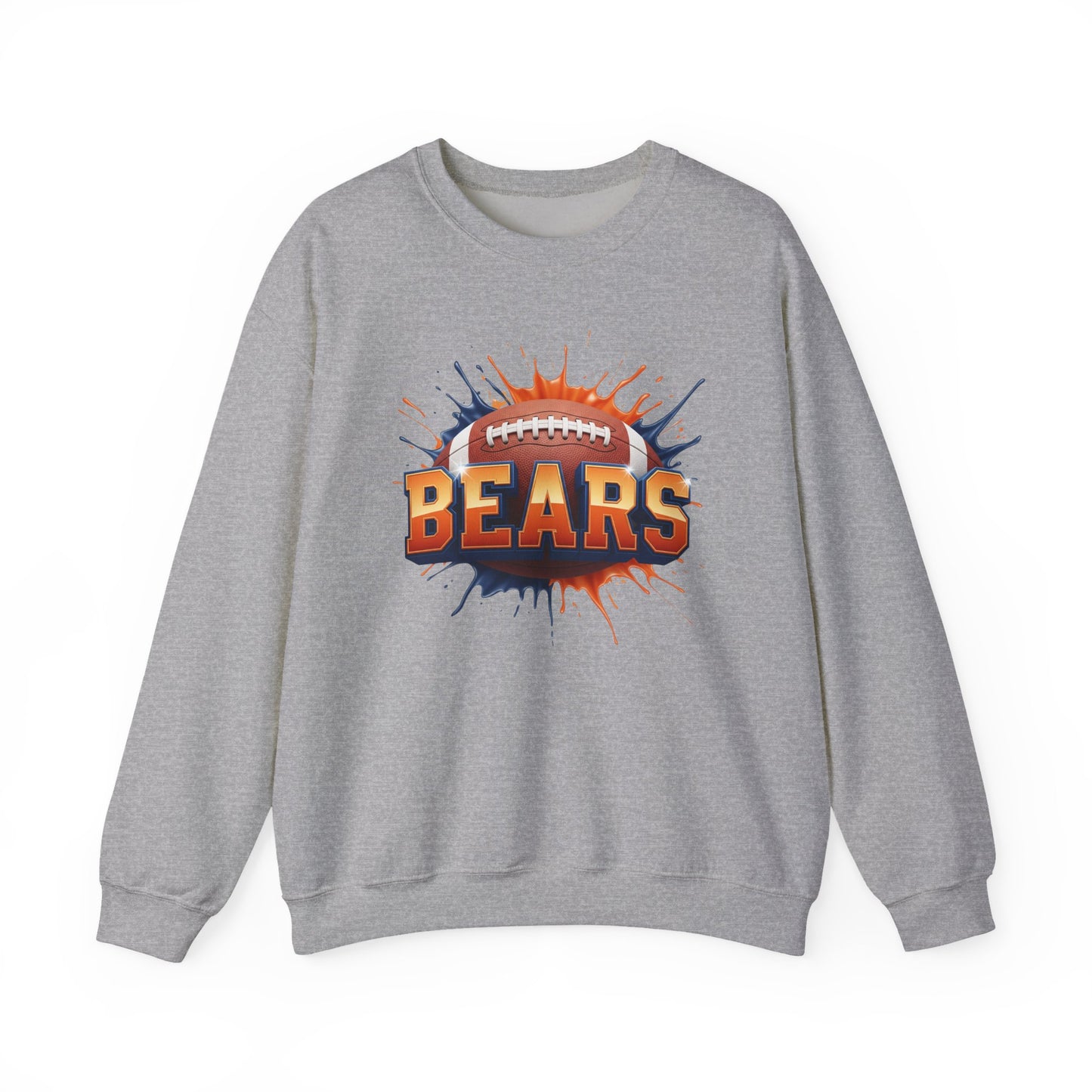 Chicago Football Sweatshirt, Chicago Team Sweatshirt, Football Gift for Chicago Fans, Game Day Sports Fan Football Apparel