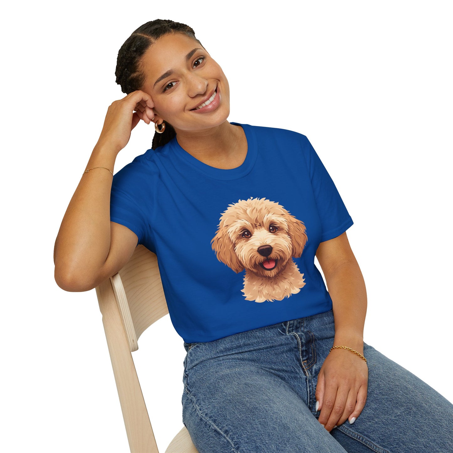 Labradoodle Dog Portrait Shirt – Labradoodle Dog Lover Gift, Cute Dog Mom Tee, Dog Dad Shirt, Pet Breed Apparel