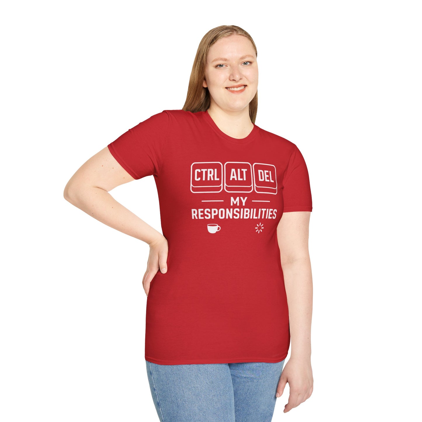 Funny Programmer Shirt, Ctrl Alt Del My Responsibilities Tee, Tech Humor Shirt, Geek Gift, Computer Nerd Unisex Tee