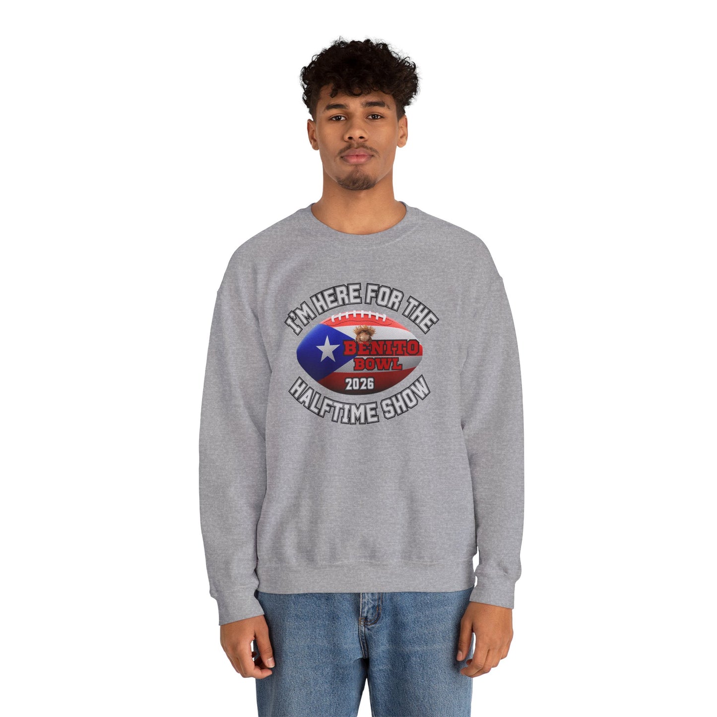Benito Bowl Halftime 2026 Sweatshirt, Benito Bowl Shirt, Football Fan Gift, Puerto Rico Heritage Sweatshirt, Boriqua Pride Gift