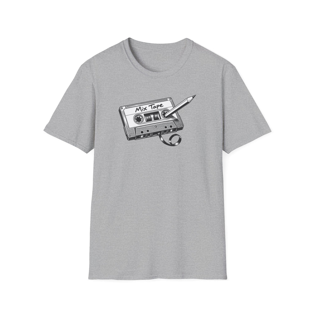 Retro Cassette Shirt, Vintage Music T-Shirt, Analog Audio Tee, Old School Music Lover Gift