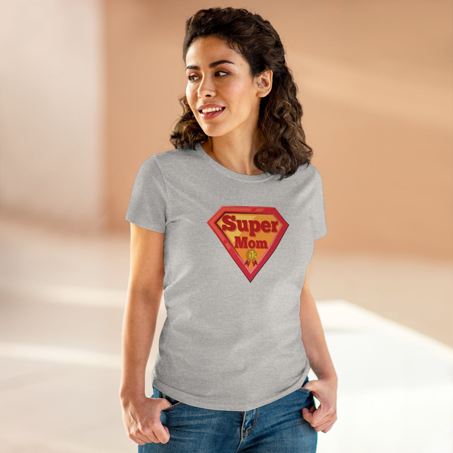 Supermom T-Shirt, Gift for Mom, Cute Summer Top, Mother's Day Gift, Family Gatherings, Casual Wear, Mom's Birthday, Supermom