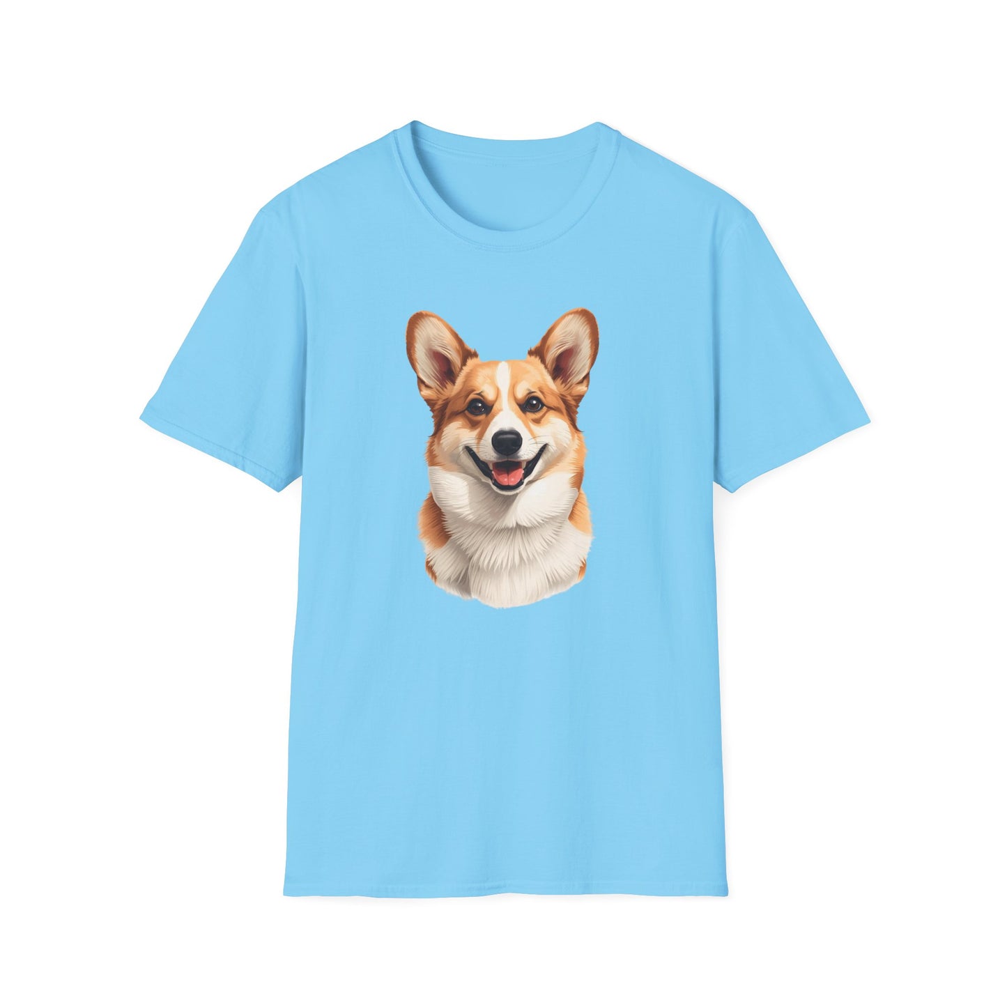 Corgi Dog Portrait Shirt – Corgi Dog Lover Gift, Cute Dog Mom Tee, Dog Dad Shirt, Pet Breed Apparel