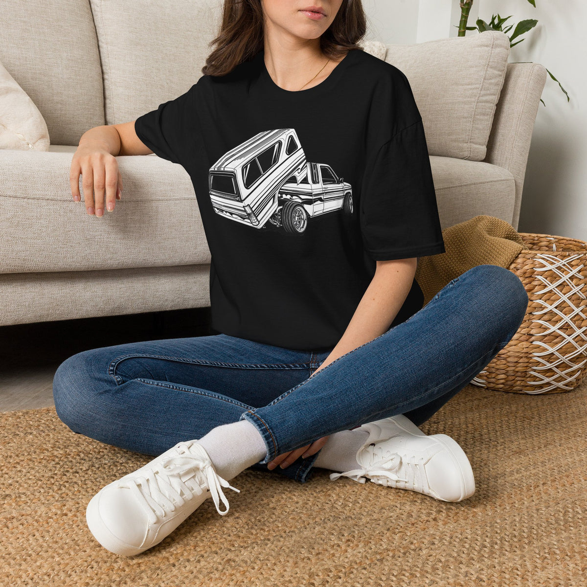 Mini Truck Lowrider Shirt, Lowrider Bed Dancer Truck T-Shirt, Custom Lowered Truck Tee, Car Enthusiast Gift
