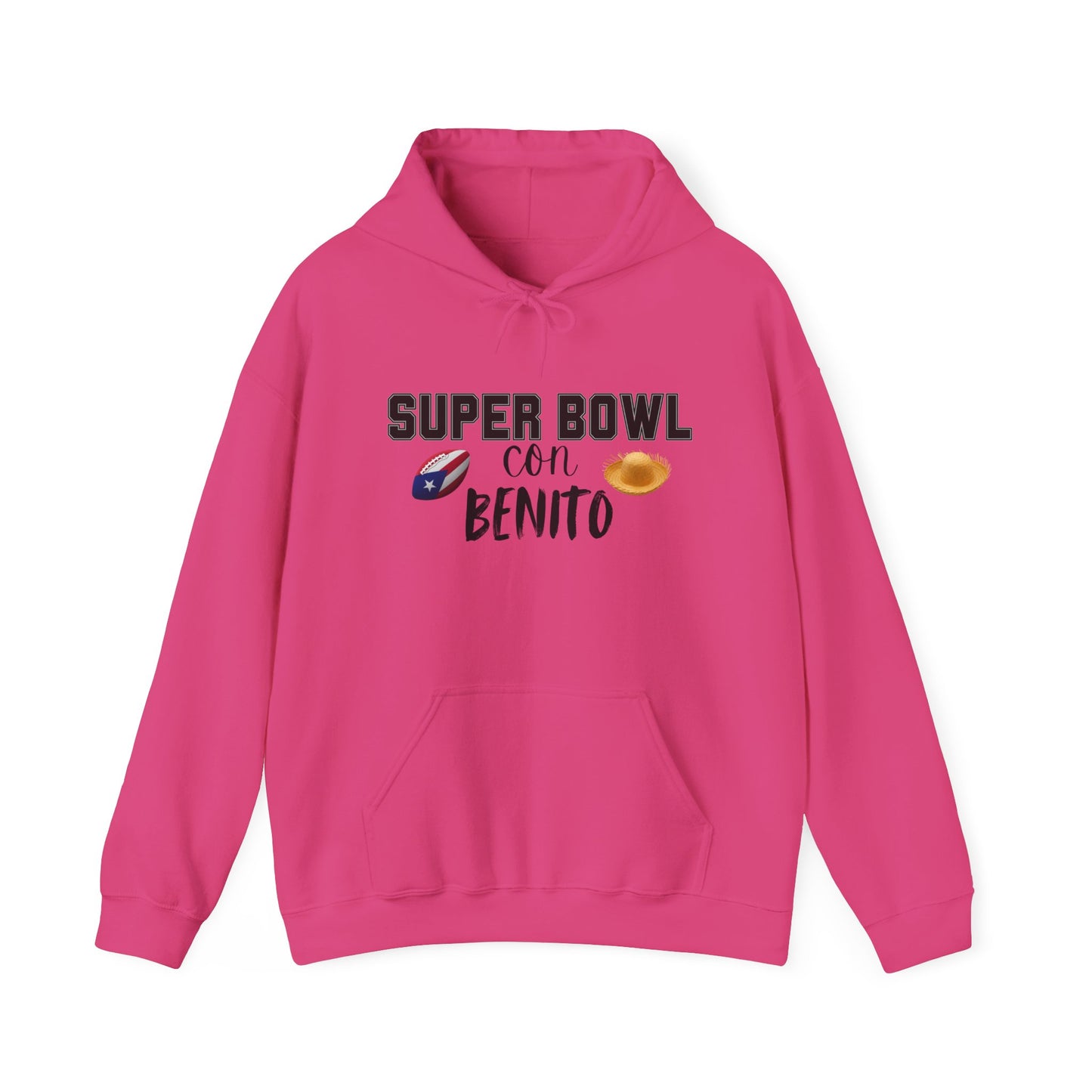 Benito Bowl Halftime Shirt 2026 Hoodie, Benito Bowl Hooded Sweatshirt, Football Fan Gift, Puerto Rico Heritage Hoodie, Boriqua Pride Gift