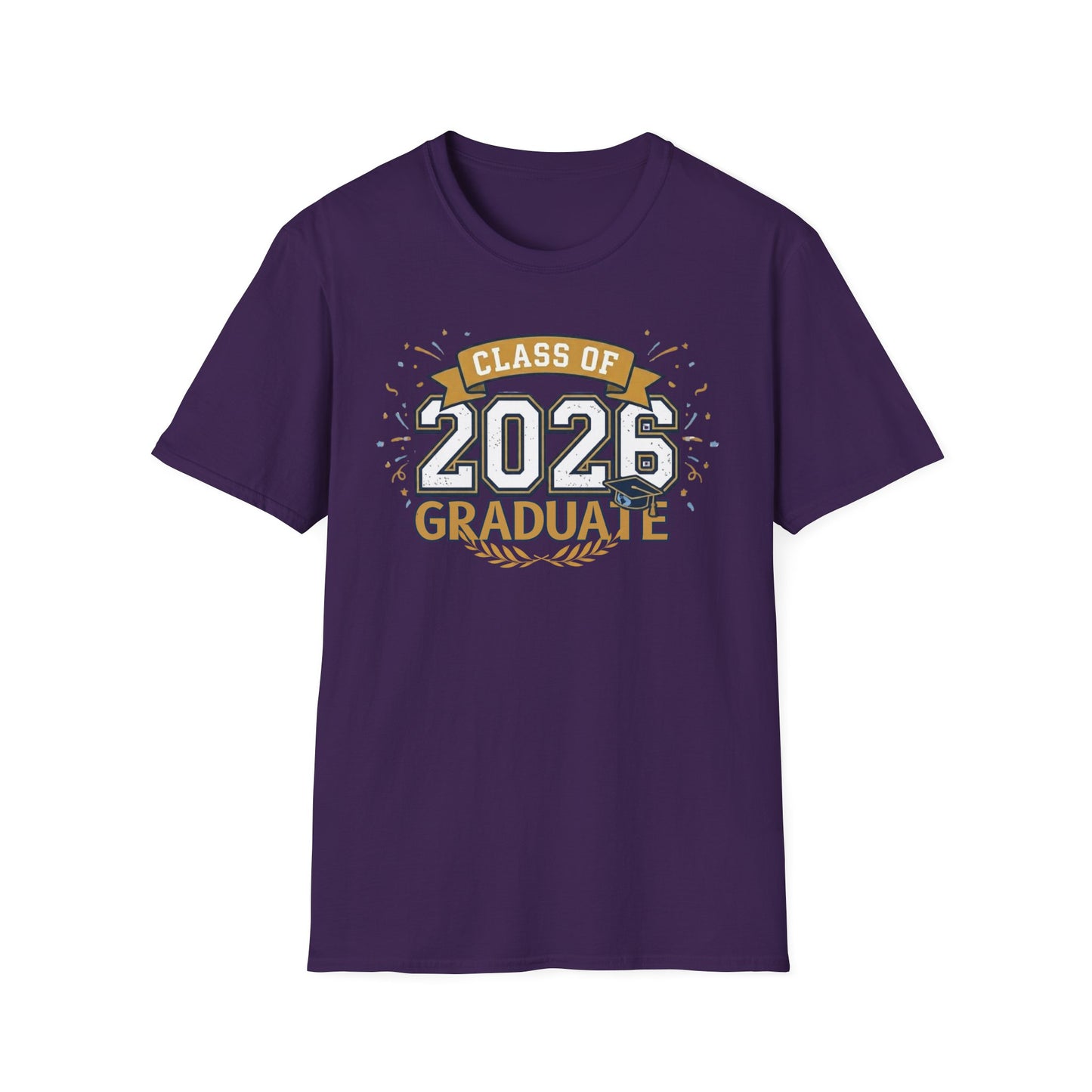 Class of 2026 Graduate T-Shirt – Graduation Gift Tee, Senior 2026 Shirt, High School or College Grad Celebration Apparel