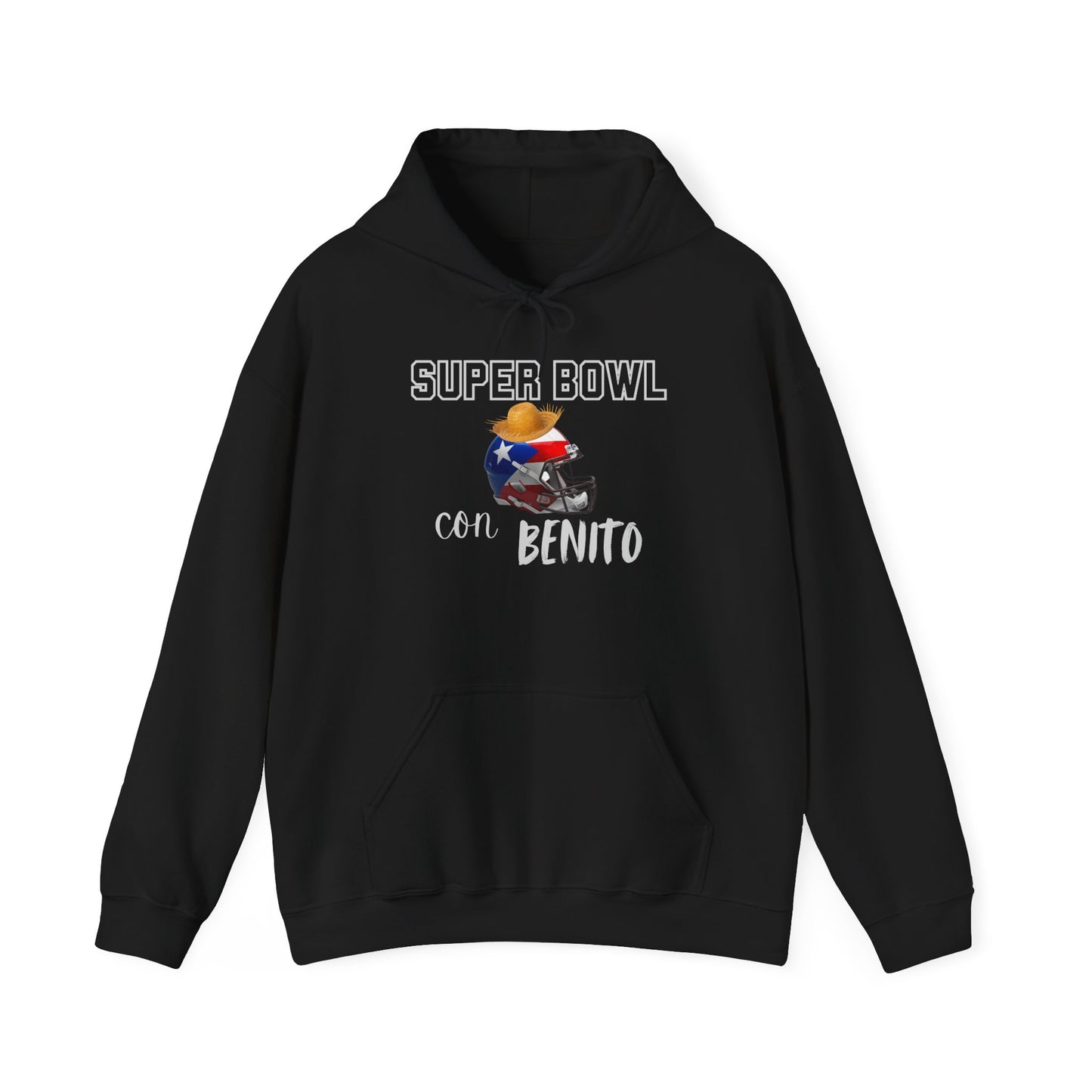 Benito Bowl Halftime Shirt 2026 Hoodie, Benito Bowl Hooded Sweatshirt, Football Fan Gift, Puerto Rico Heritage Hoodie, Boriqua Pride Gift