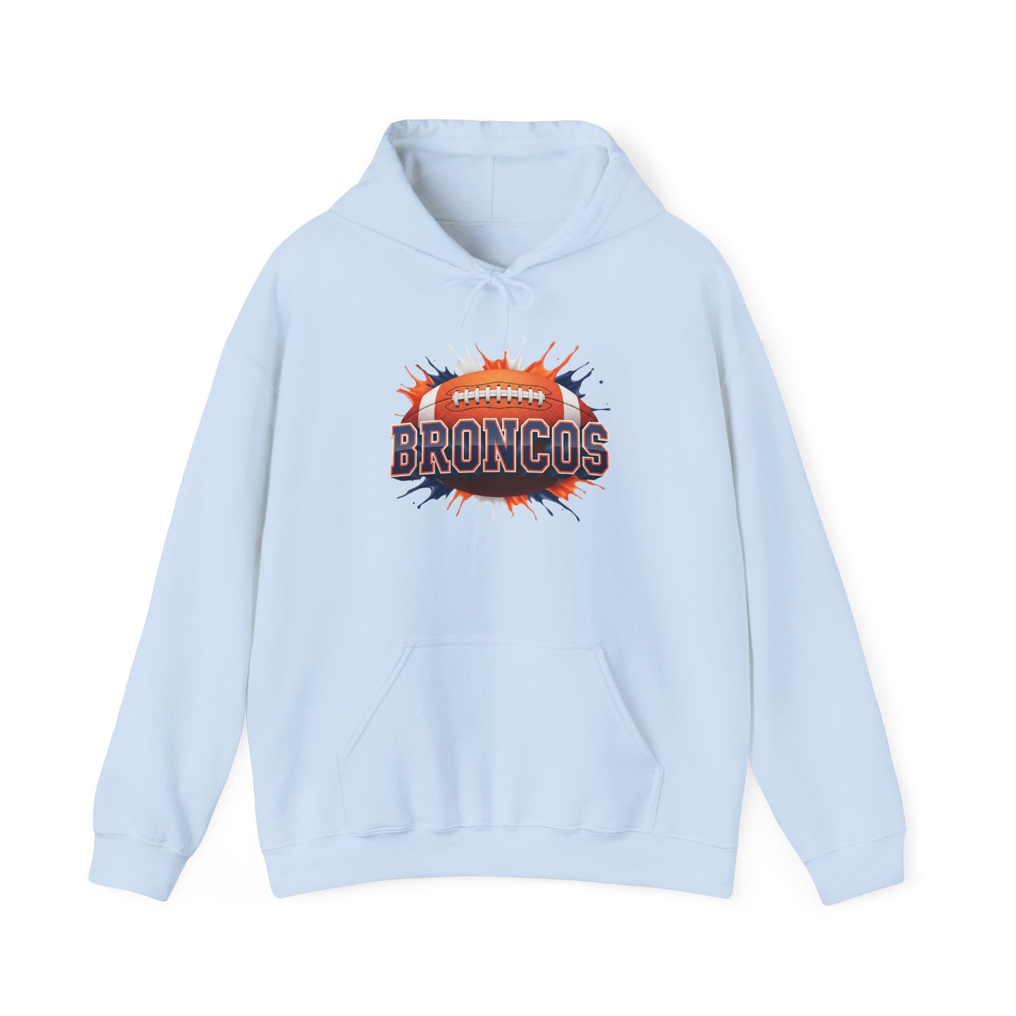 Denver Football Hoodie, Denver Team Hoodie, Football Gift for Denver Fans, Game Day Sports Fan Apparel, Football Fan Gift