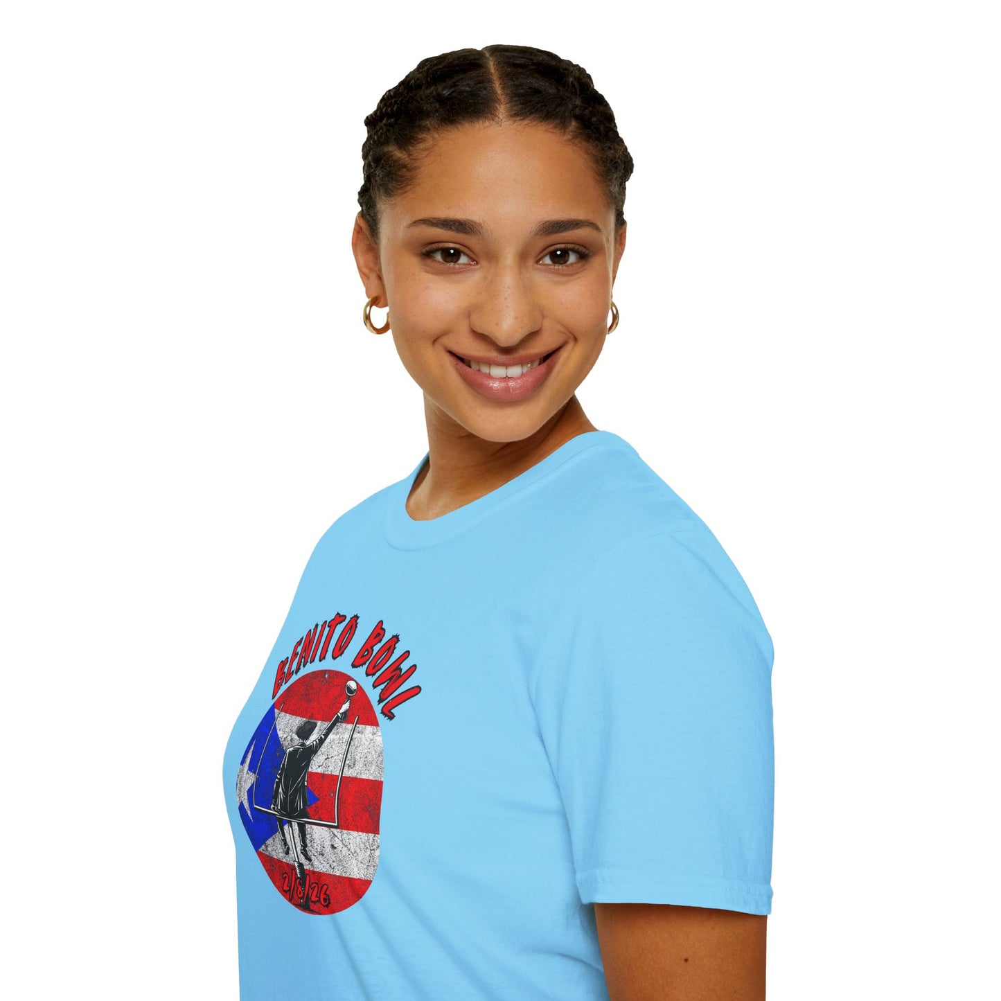 Benito Bowl 2/8/26 T-Shirt – Puerto Rico Heritage Tee, Boricua Pride Football Fan Shirt