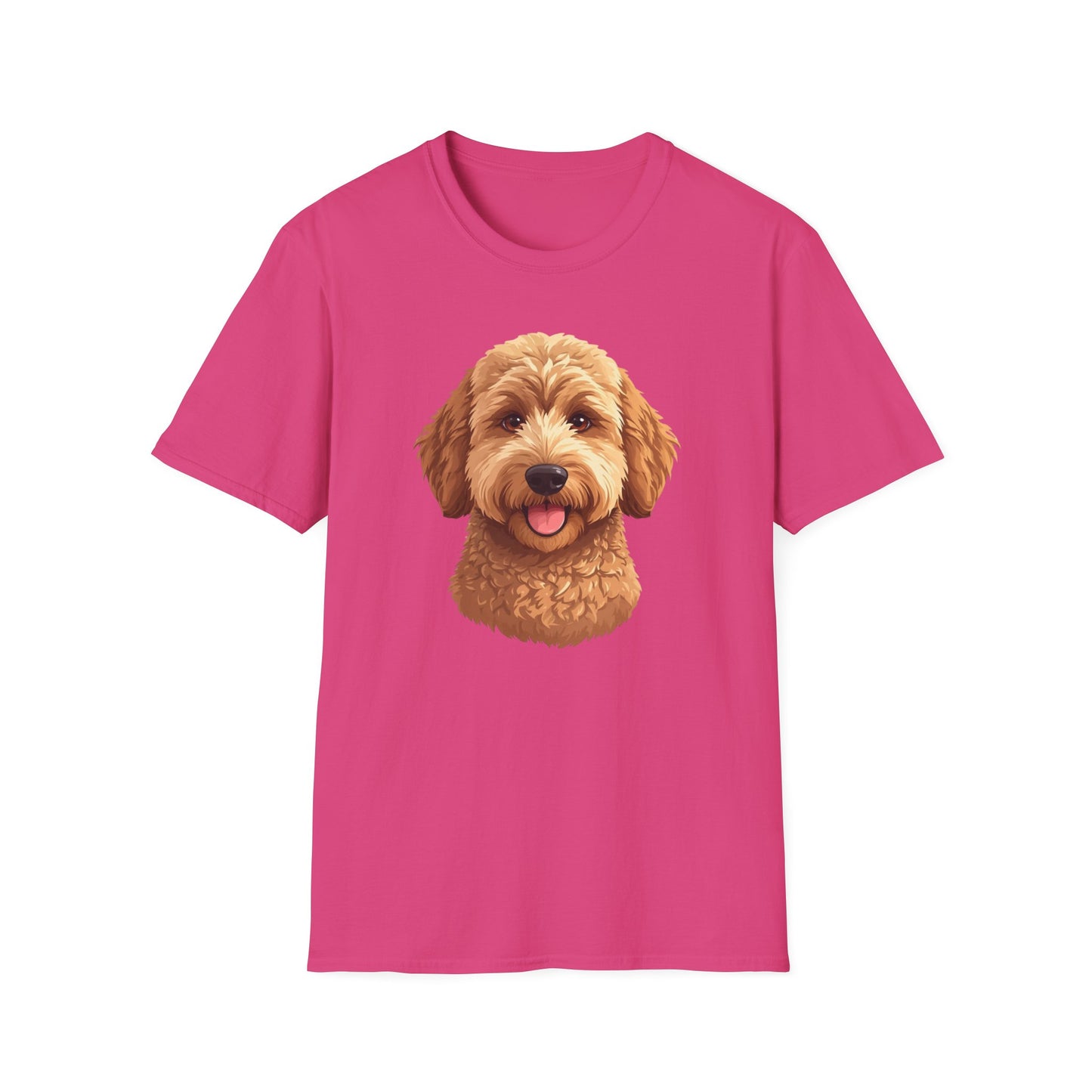 Goldendoodle Dog Portrait Shirt – Goldendoodle Dog Lover Gift, Cute Dog Mom Tee, Dog Dad Shirt, Pet Breed Apparel
