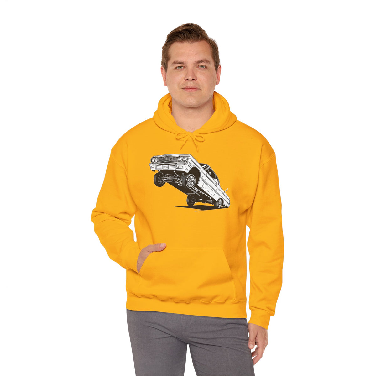Classic Car Hoodie, Lowrider Car Hoodie, Vintage Auto Hoodie, Car Enthusiast Sweatshirt, Unisex Automotive Hoodie