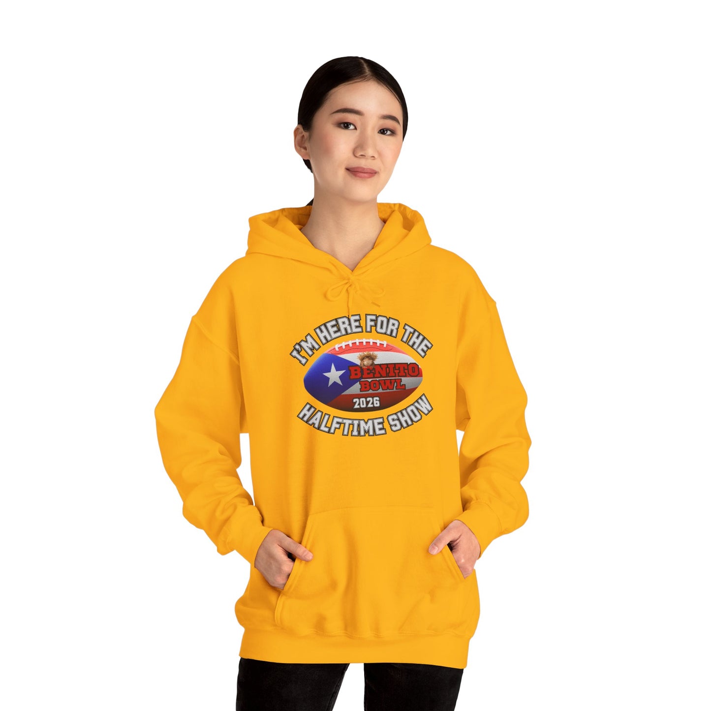 Benito Bowl Halftime Shirt 2026 Hoodie, Benito Bowl Hooded Sweatshirt, Football Fan Gift, Puerto Rico Heritage Hoodie, Boriqua Pride Gift